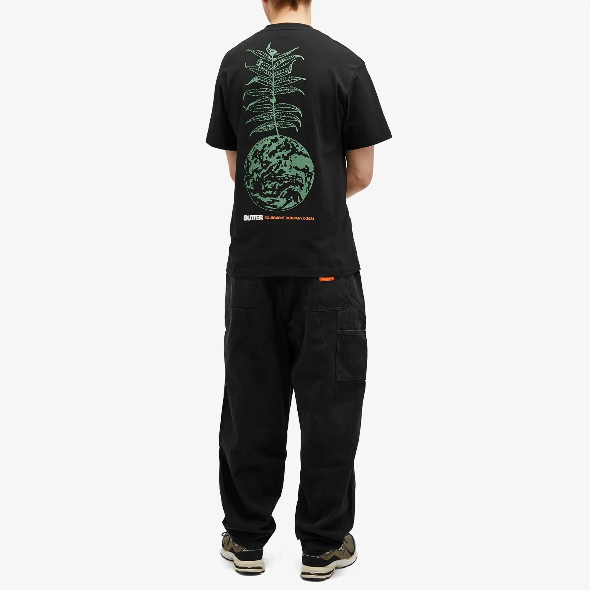Butter Goods Men's Earth T-Shirt Black