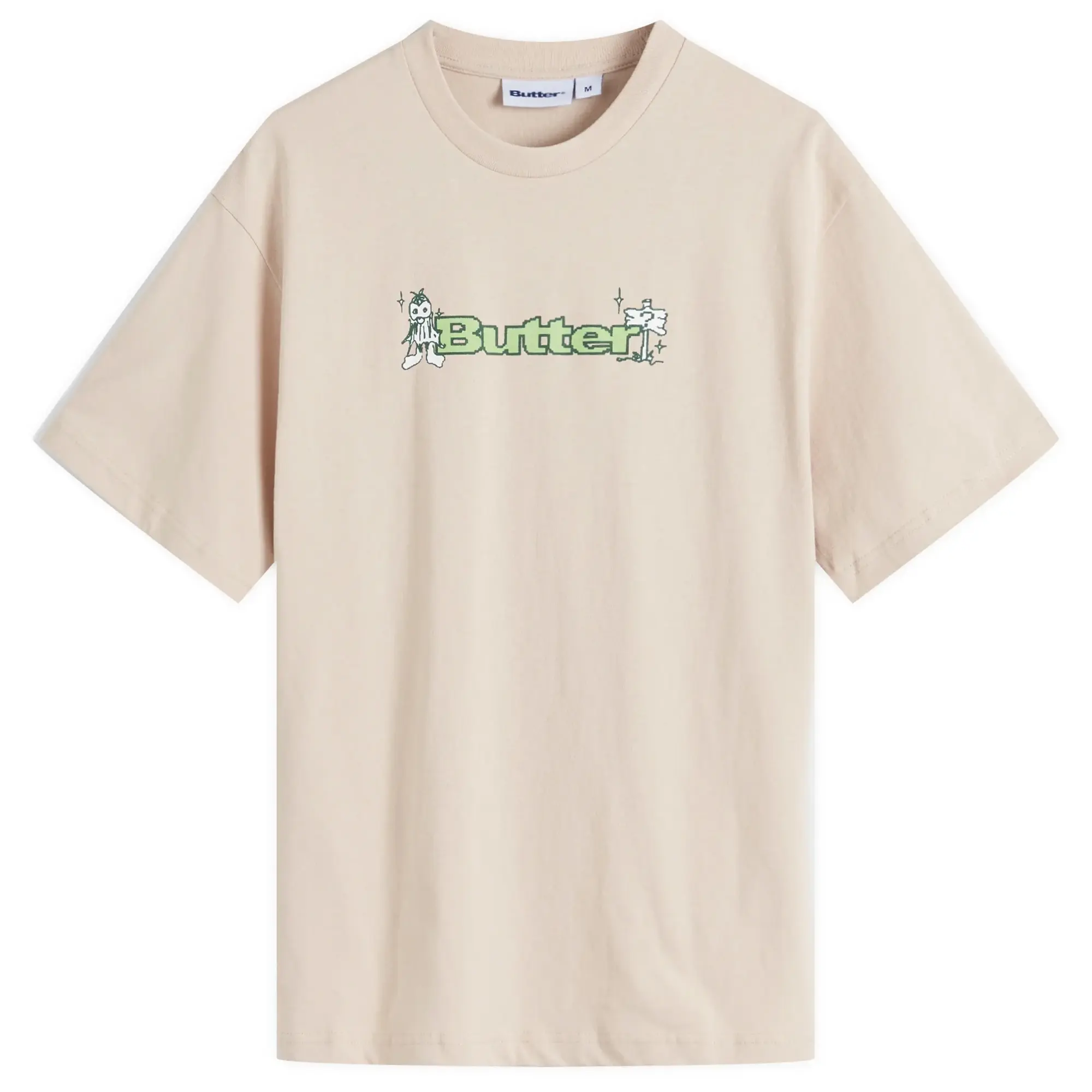 Butter Goods Men's Quest Logo T-Shirt Sand