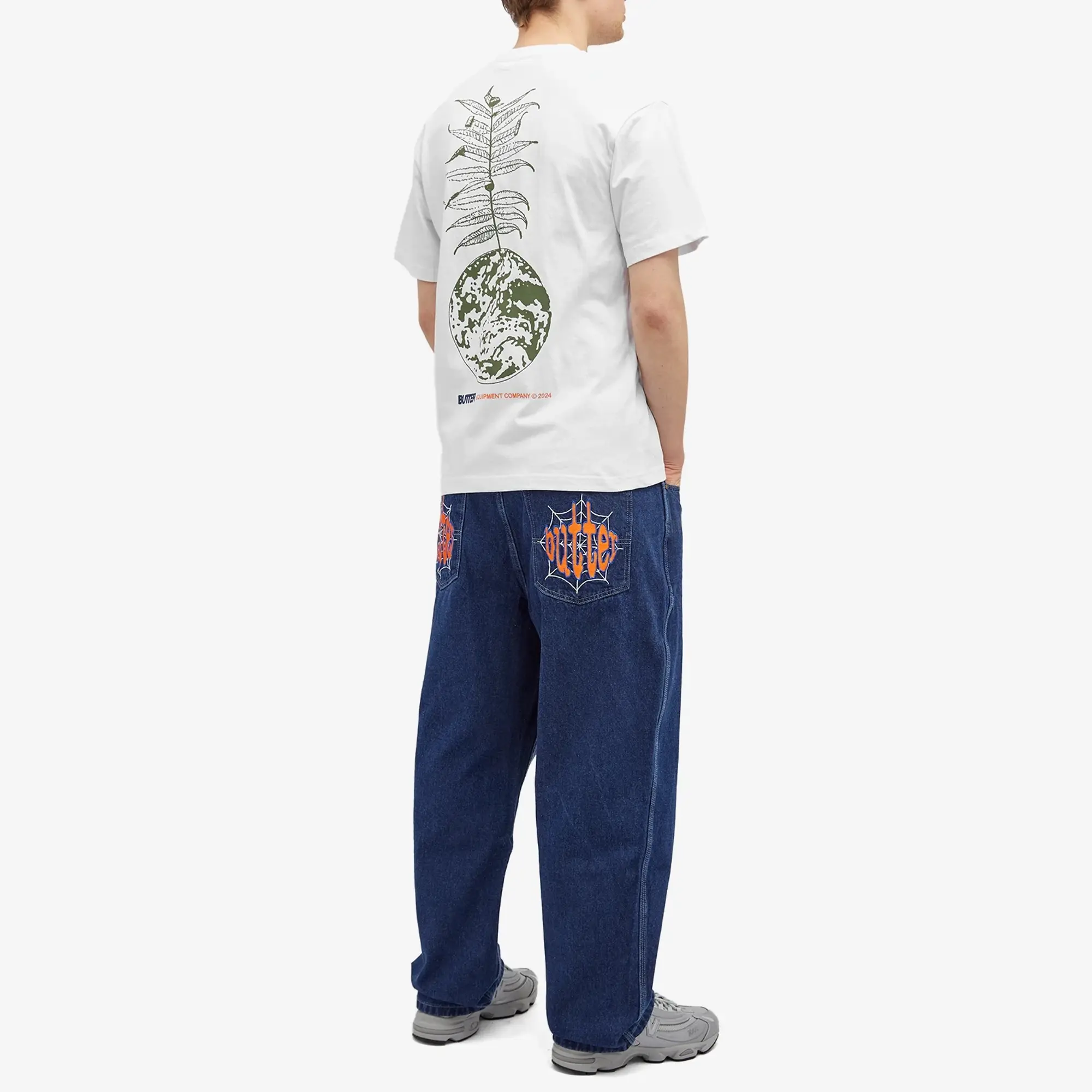 Butter Goods Men's Earth T-Shirt White