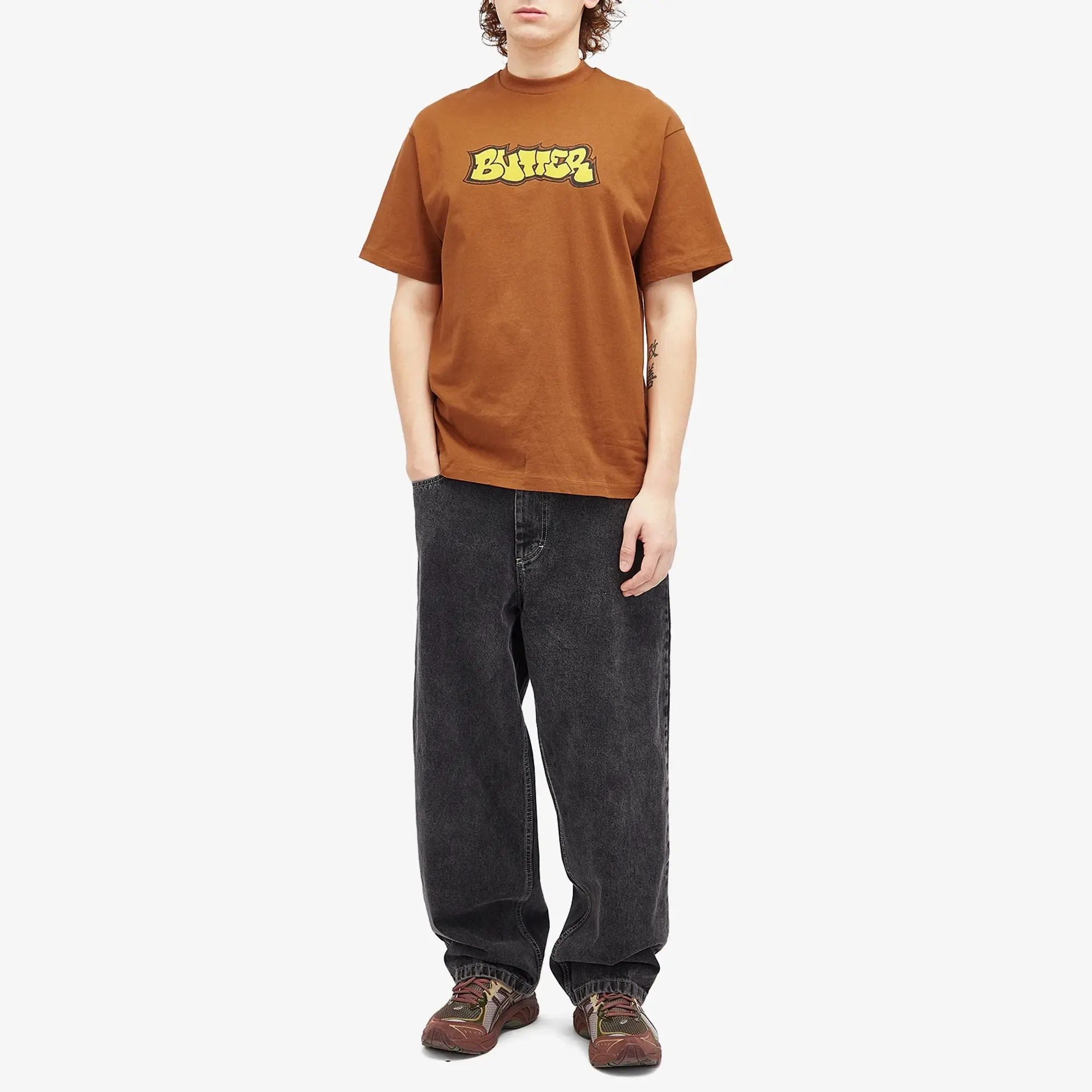 Butter Goods Men's Perspective T-Shirt Oak Brown