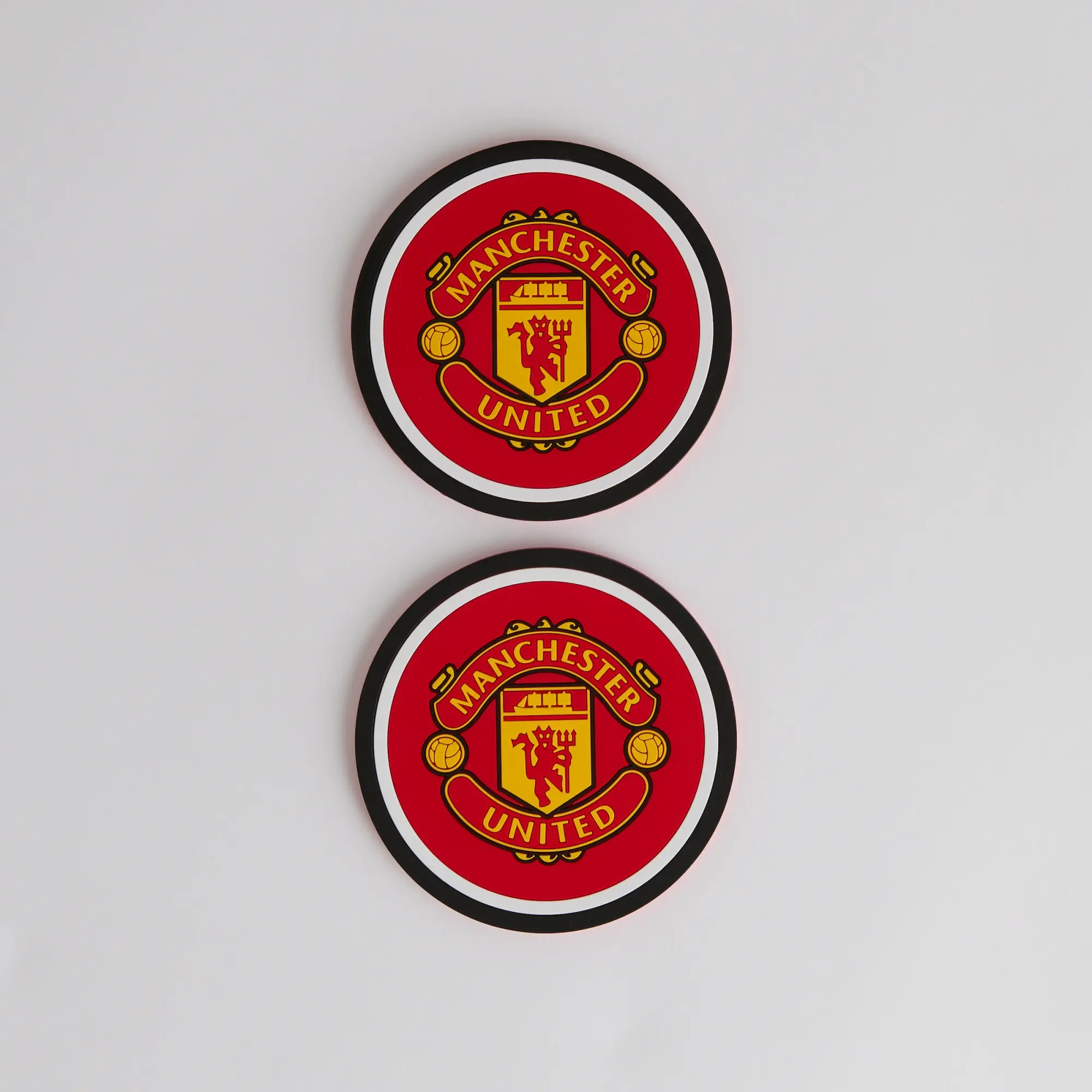 FOCO Manchester United Coasters 2 Pack Red