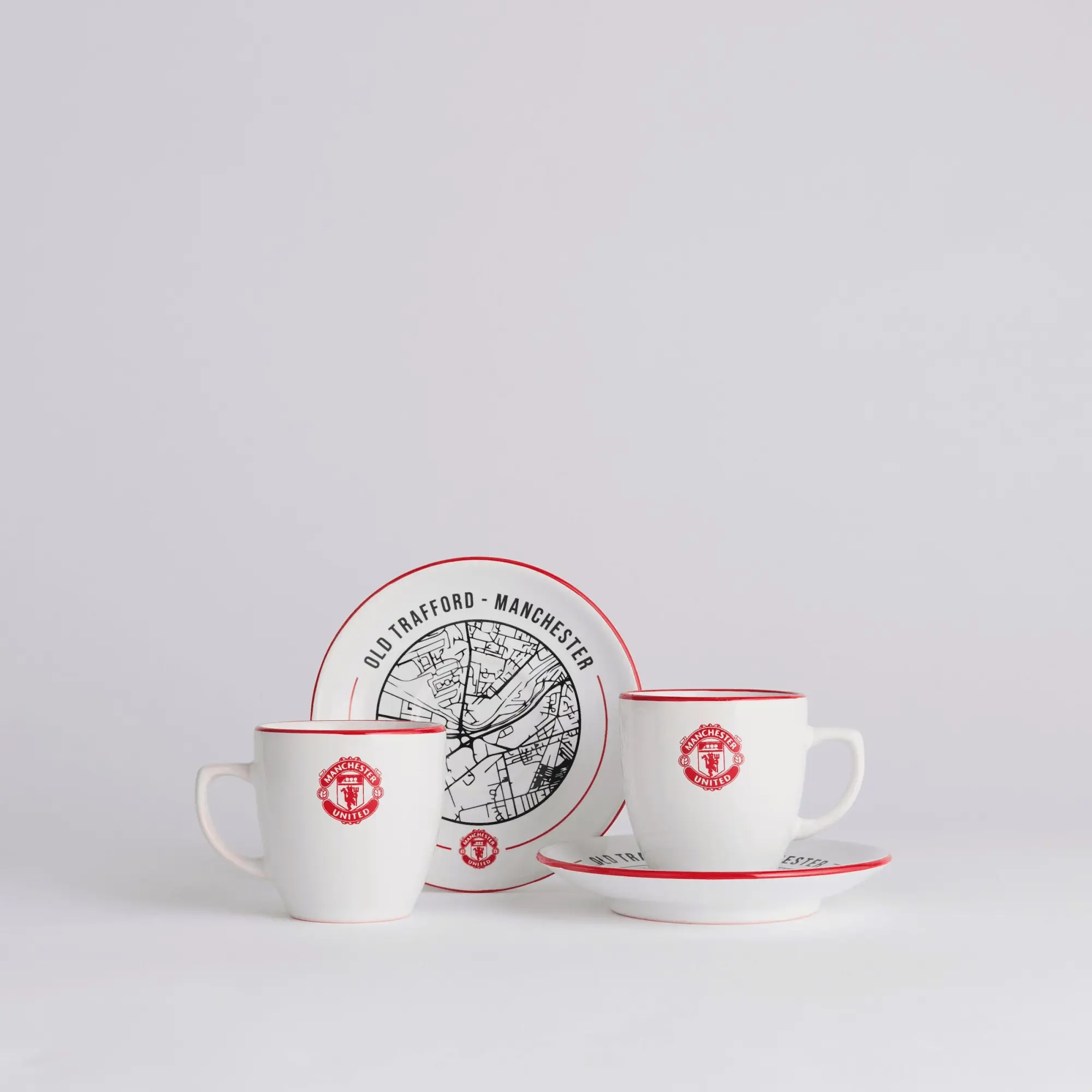 FOCO Manchester United Espresso Gift Set White