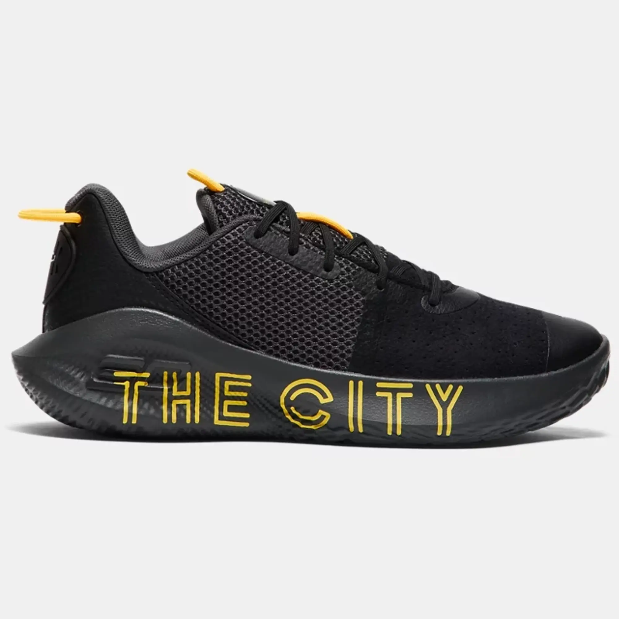 Under Armour Unisex Curry 6 FloTro The City Basketball Shoes Black Jet Gray Taxi 8 3028396 001 FOOTY.COM