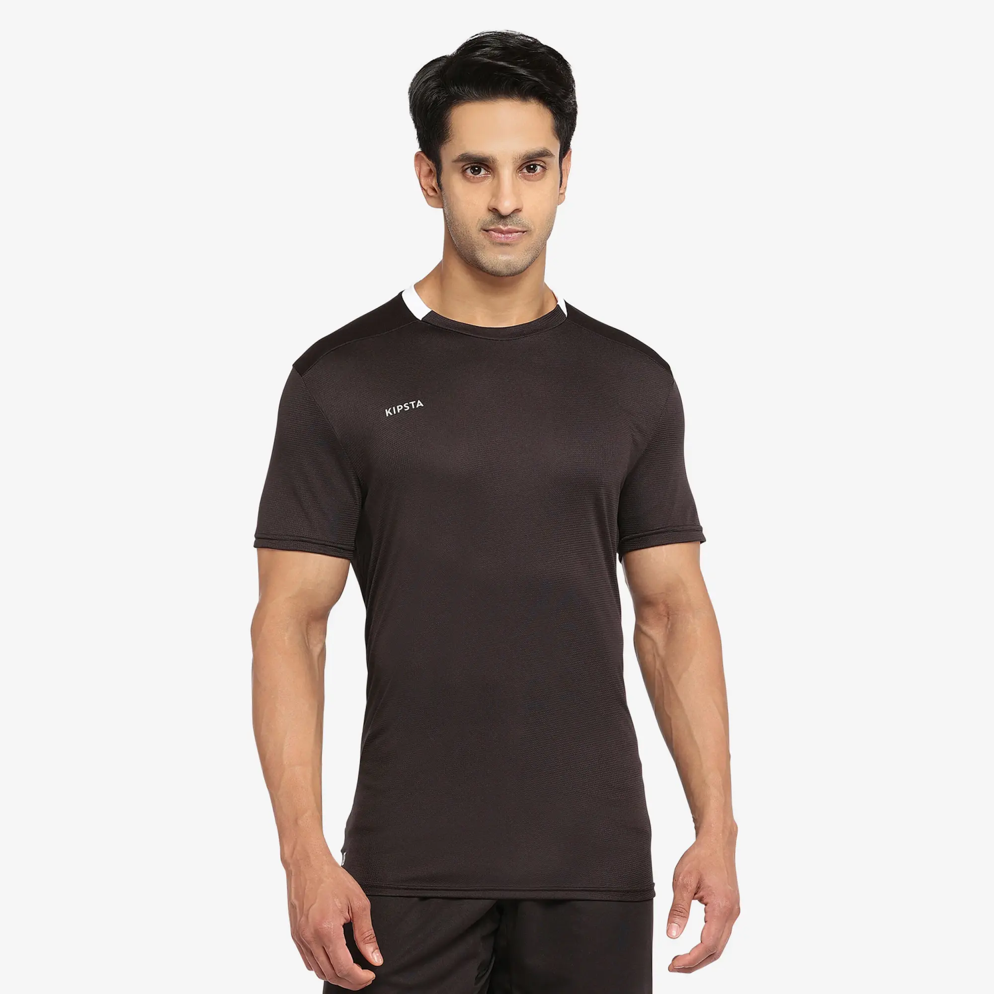 Kipsta Adult Football Shirt Essential Club - Black