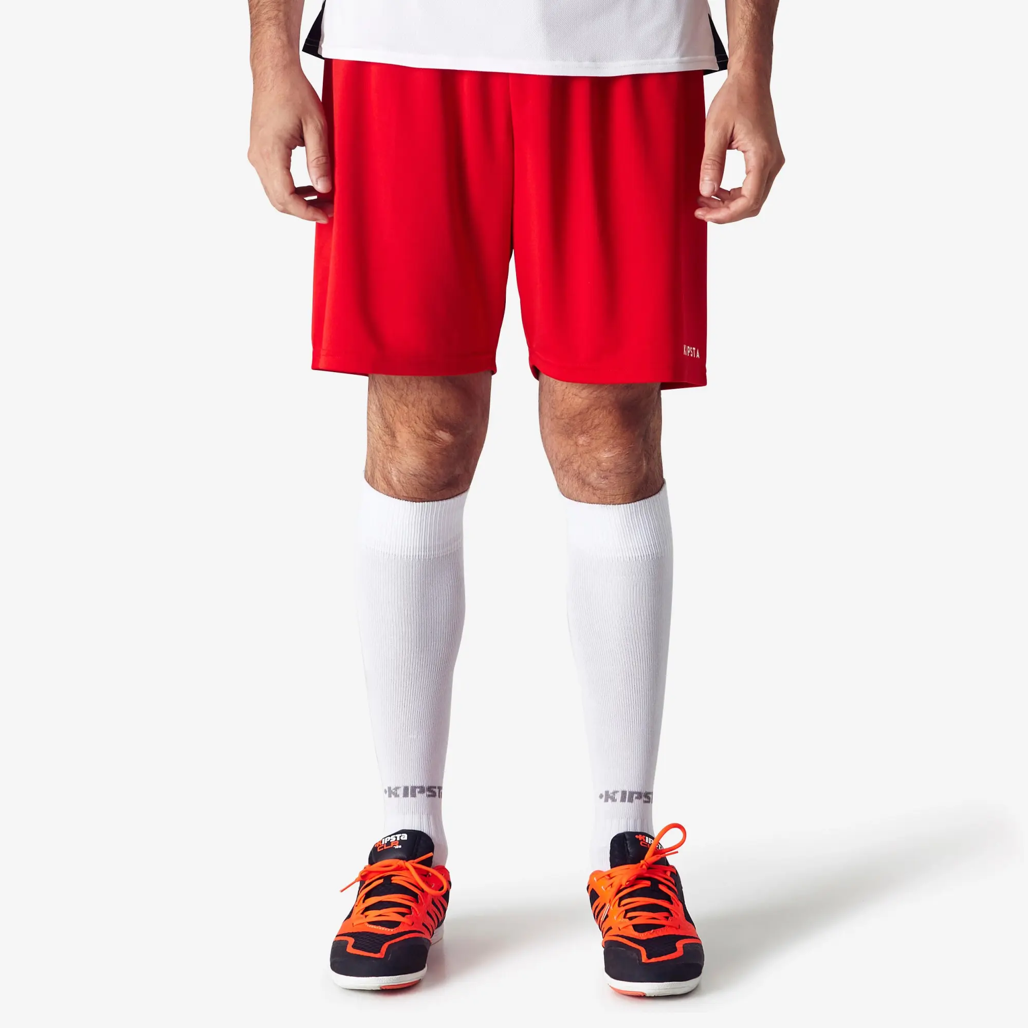 Kipsta Adult Football Eco-Design Shorts F100 - Red