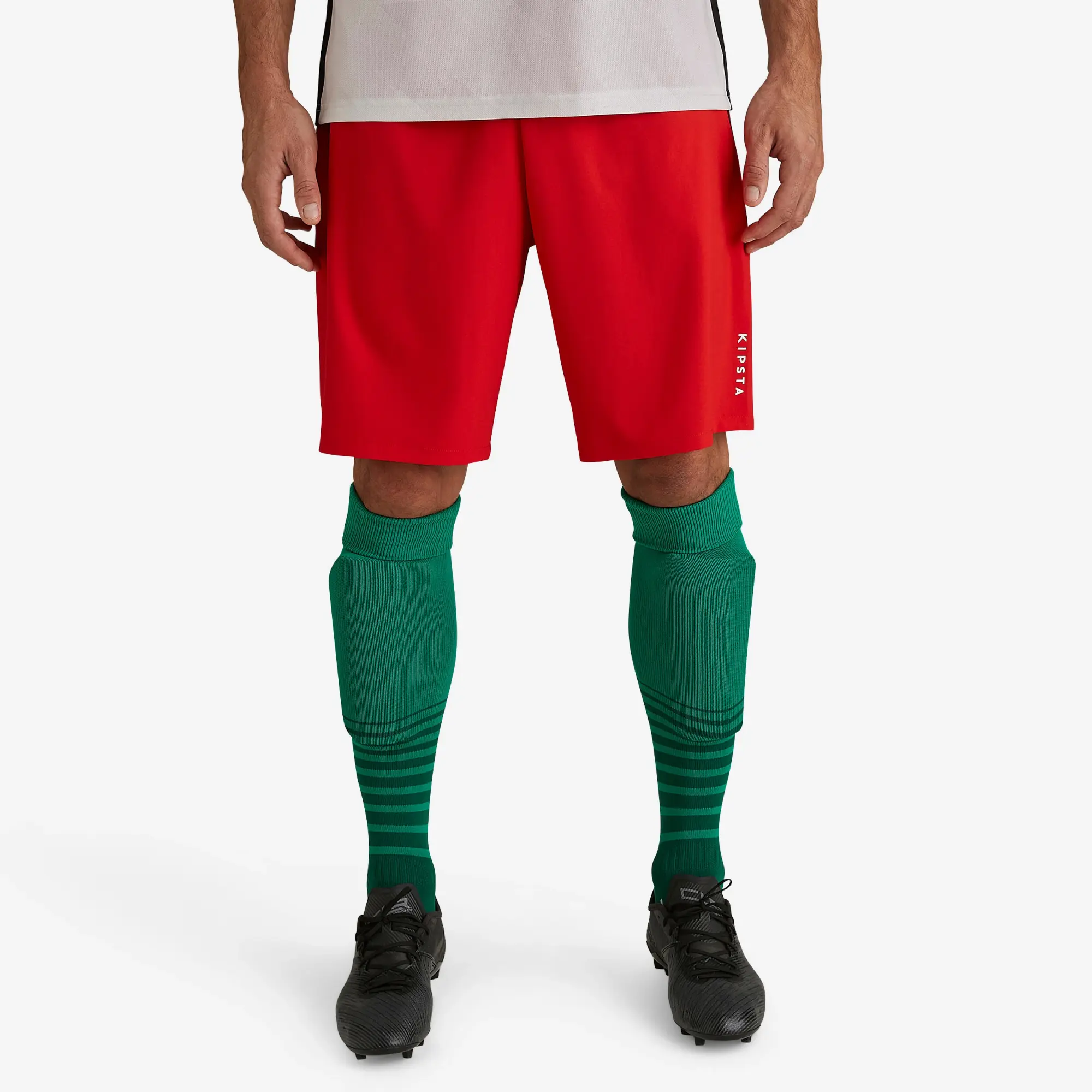 Kipsta Adult Football Shorts Viralto Club - Red