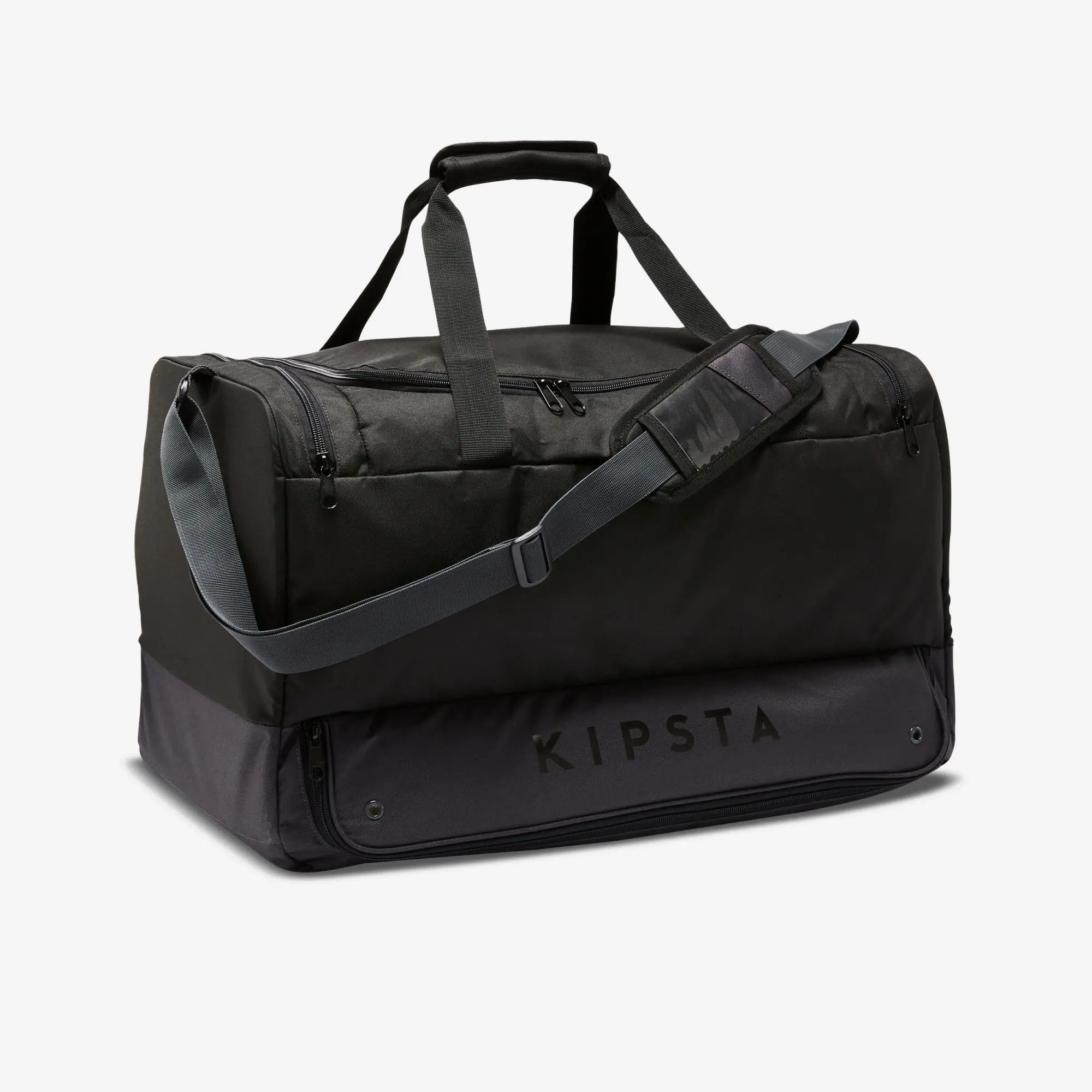 Kipsta 75L Sports Bag Hardcase - Black