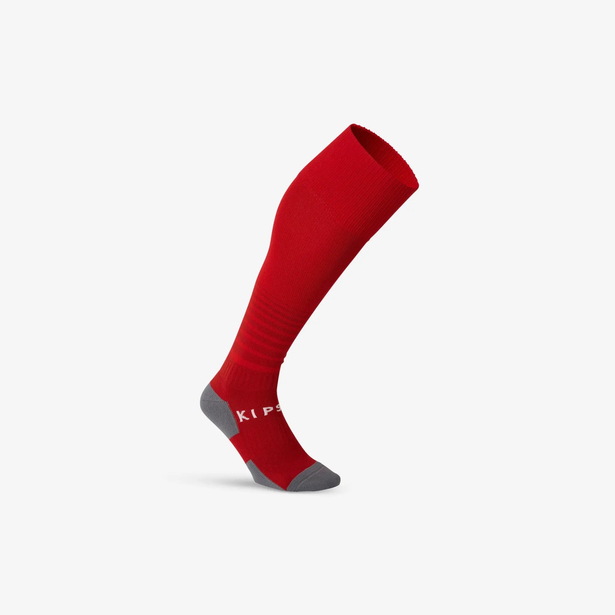Kipsta Kids' Football Socks Viralto Club - Red With Stripes
