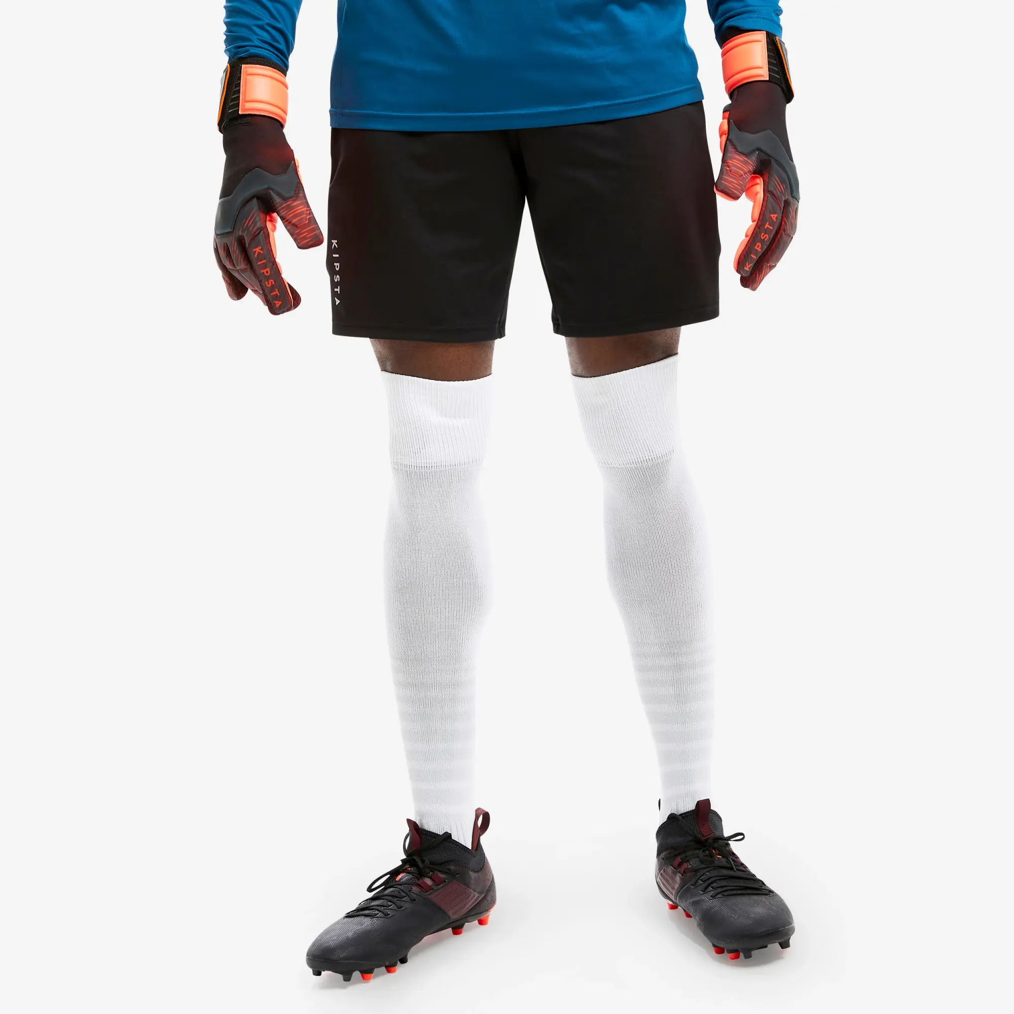 Kipsta Adult Goalkeeper Shorts F500 - Black