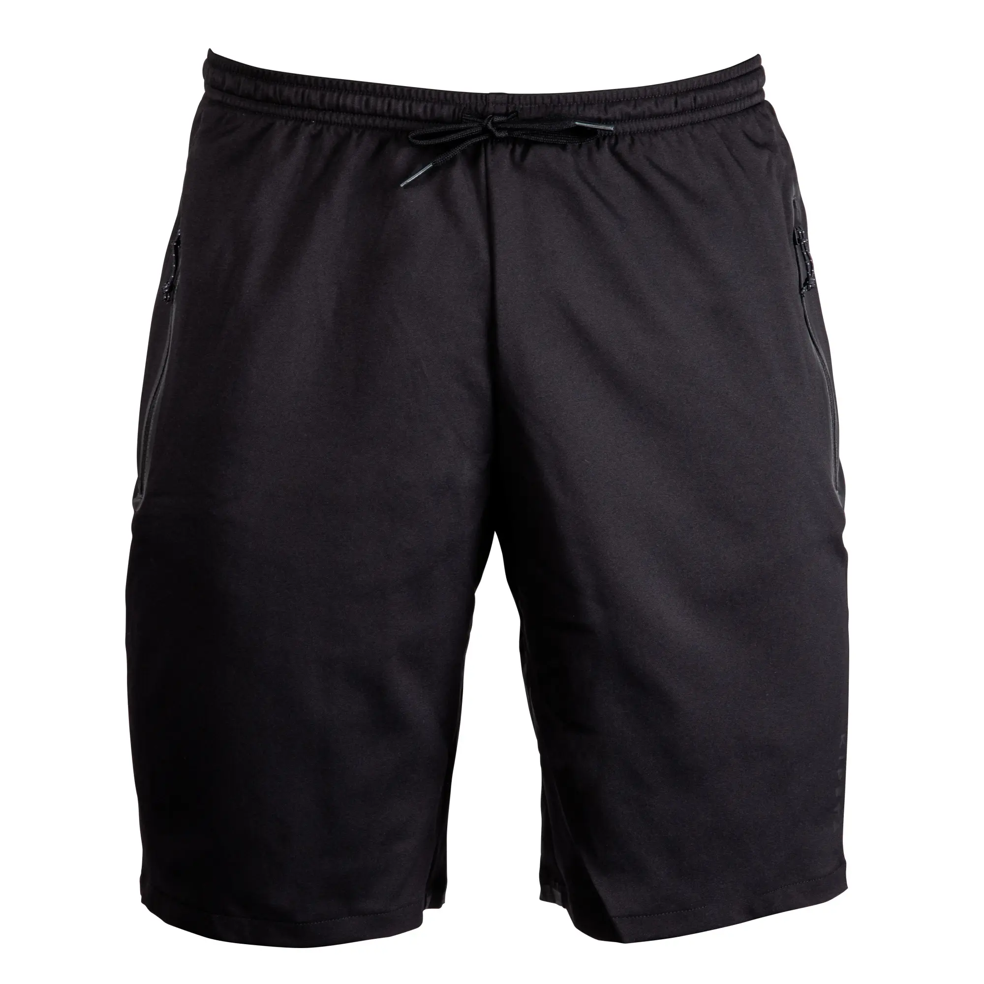 Kipsta Adult Football Shorts With Zip Pockets Viralto Zip - Black/Grey