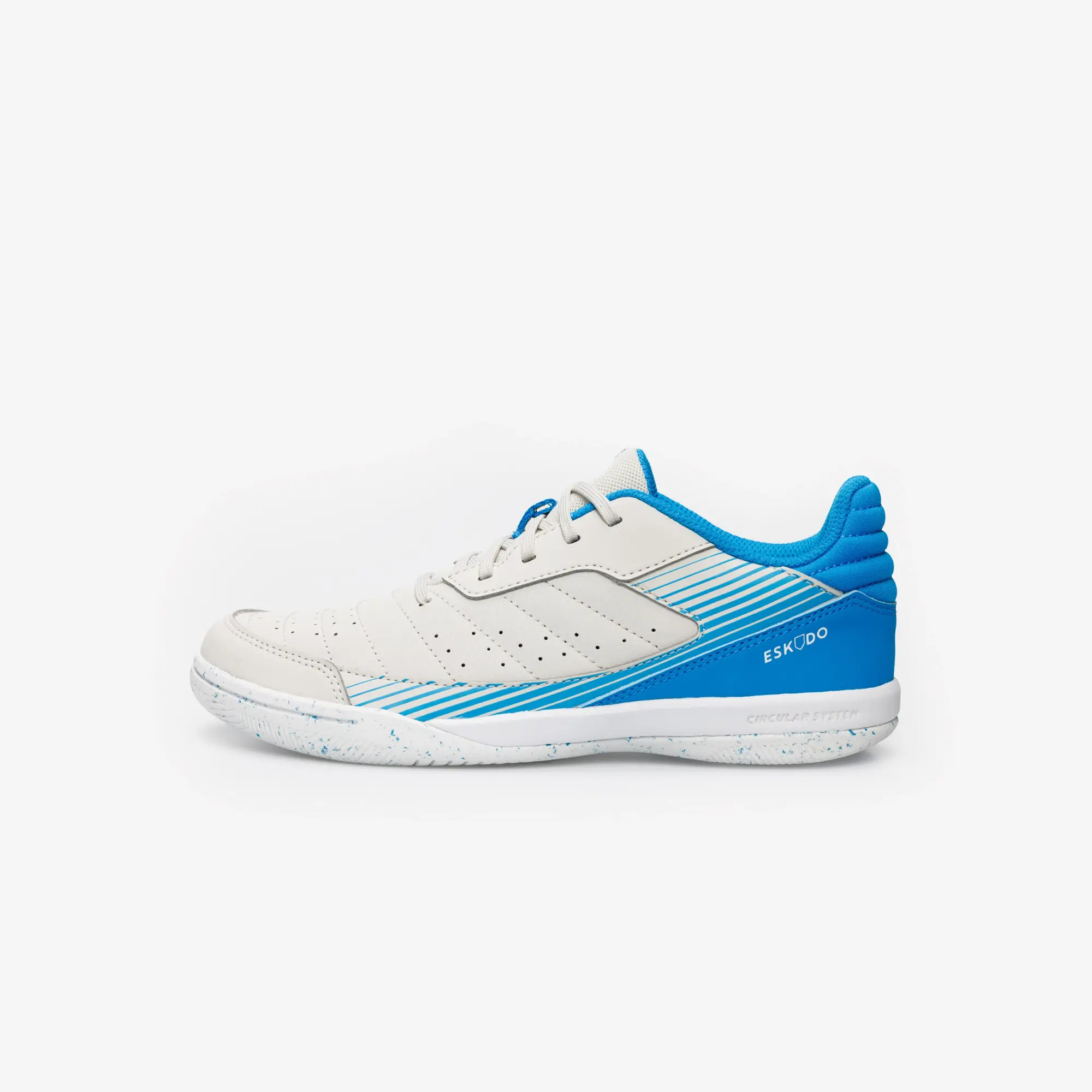 Kipsta Kids' Futsal Trainers Eskudo 500 Jr - Yellow/Blue