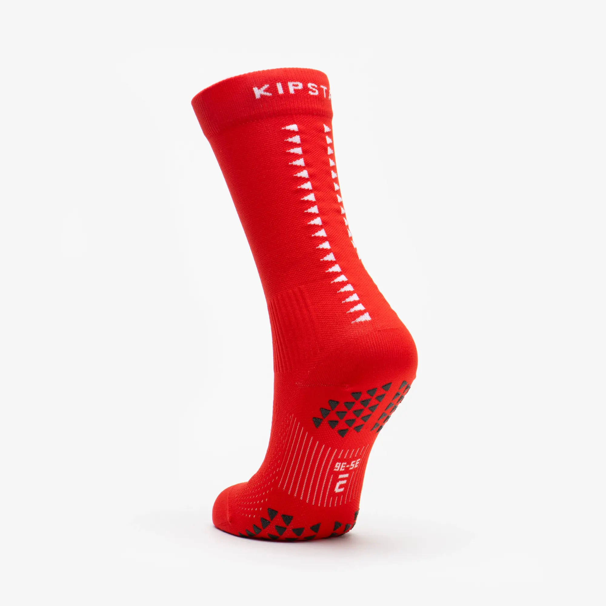 Kipsta Short Grip Football Socks Viralto Mid - Red