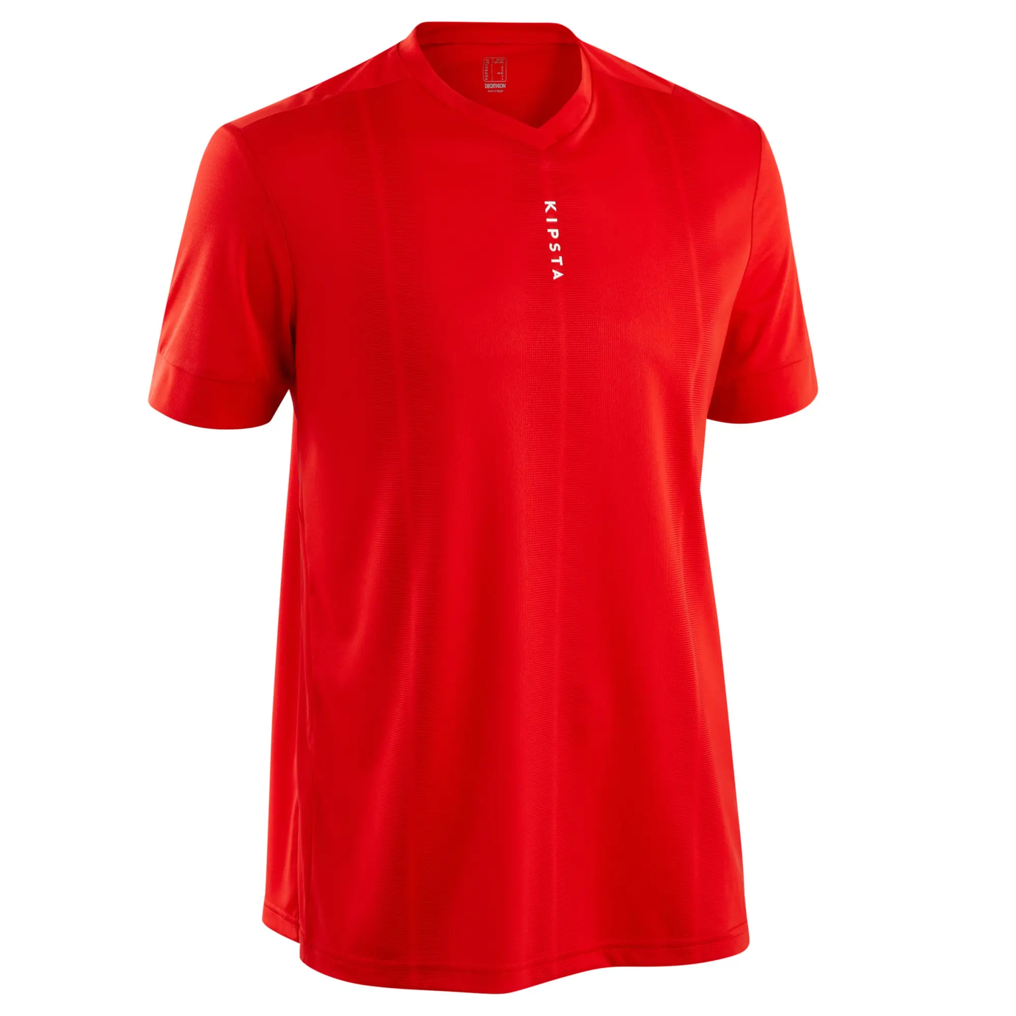 Kipsta Adult Football Shirt F500 - Plain Red