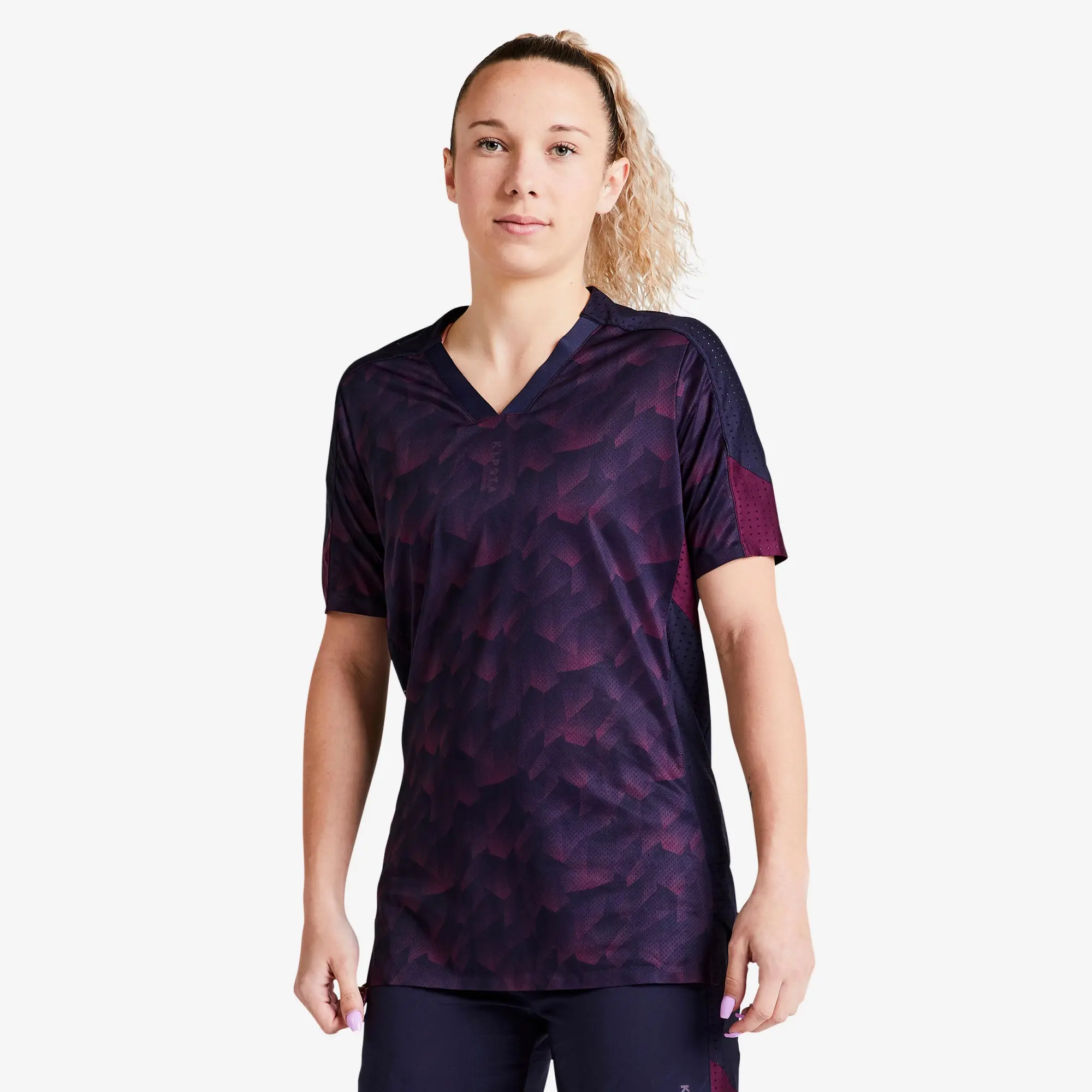 Kipsta Women's Football Jersey F900 - Blue/Black