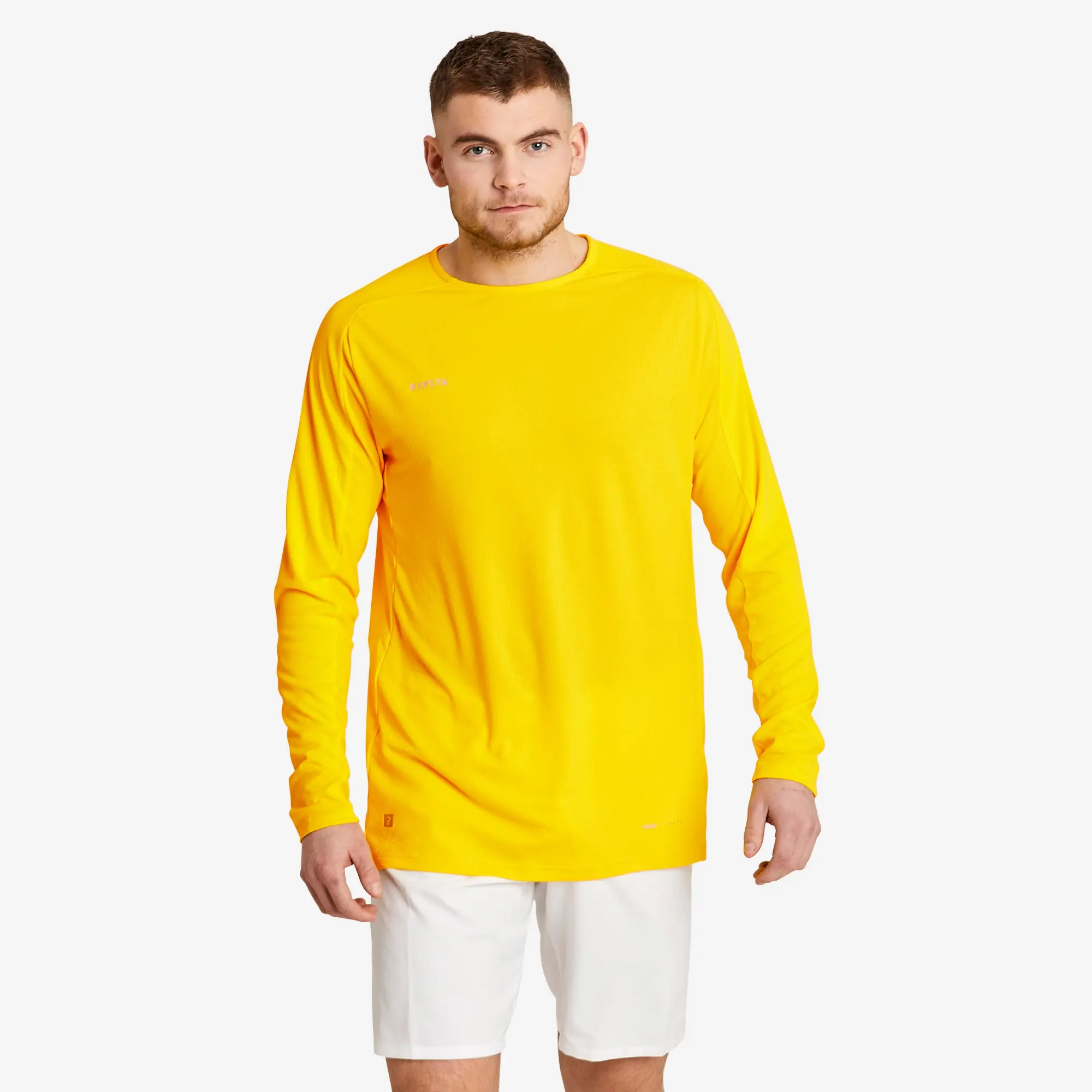 Kipsta Long-Sleeved Football Shirt Viralto Club - Yellow