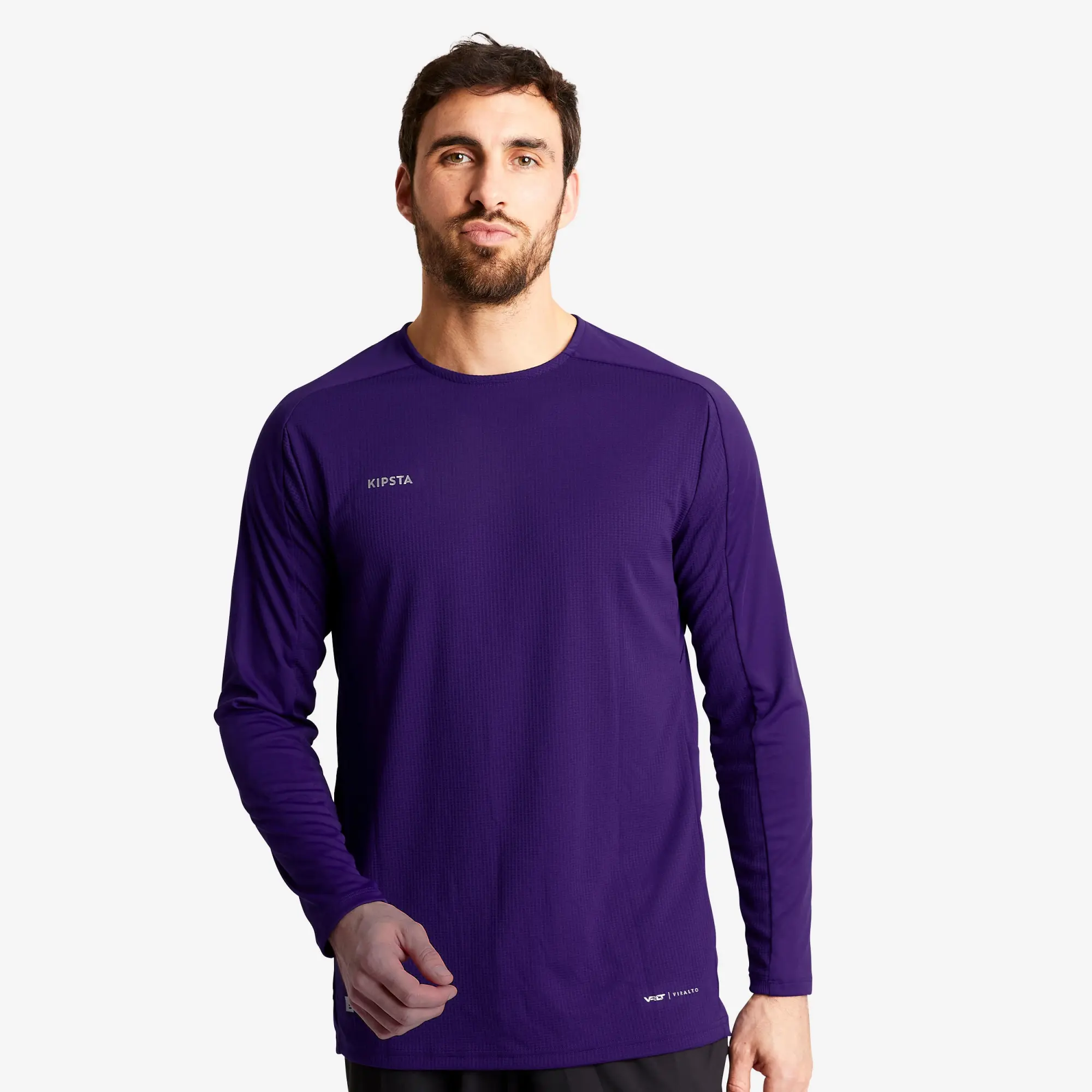 Kipsta Long-Sleeved Football Shirt Viralto Club - Purple