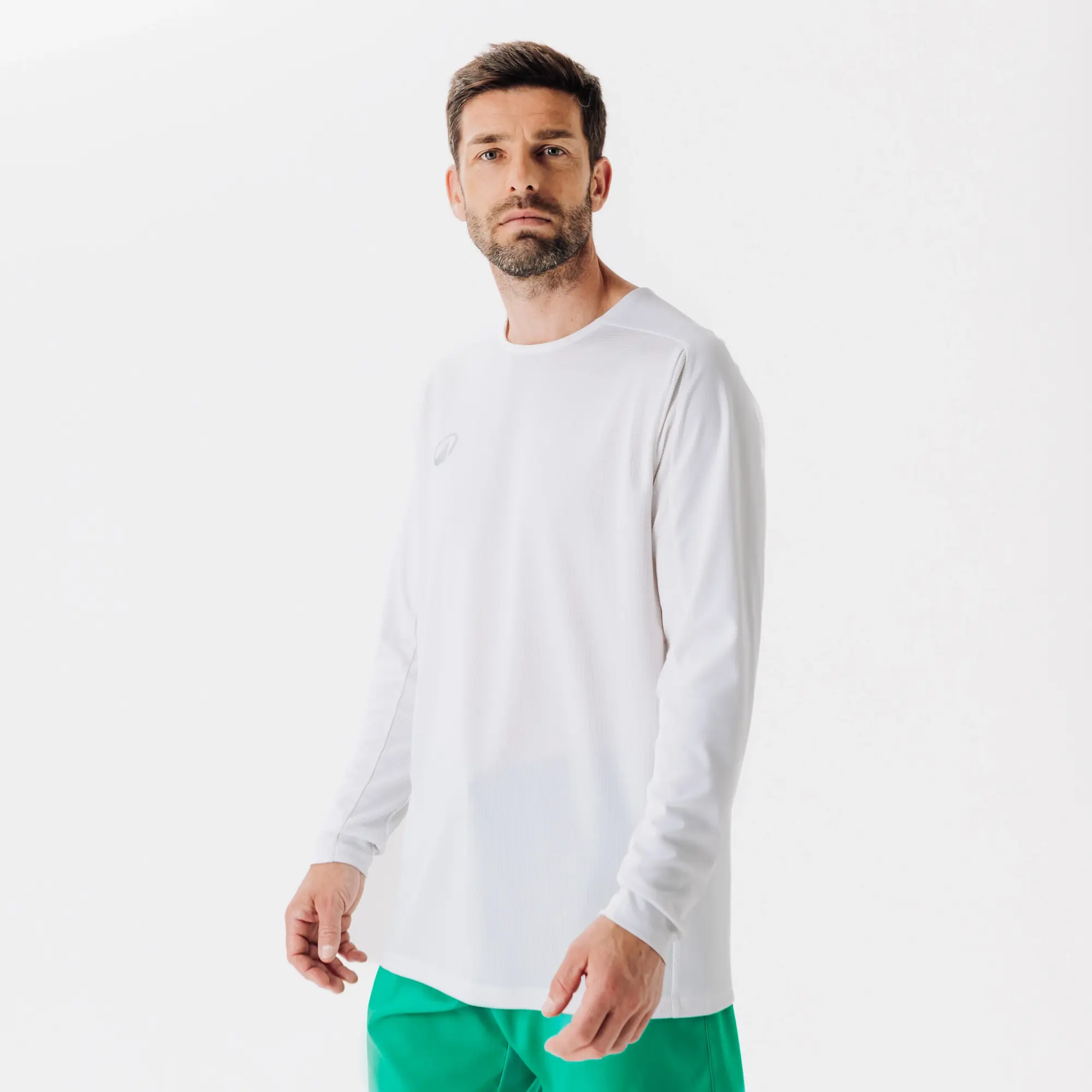 Kipsta Long-Sleeved Football Shirt Viralto Club - White