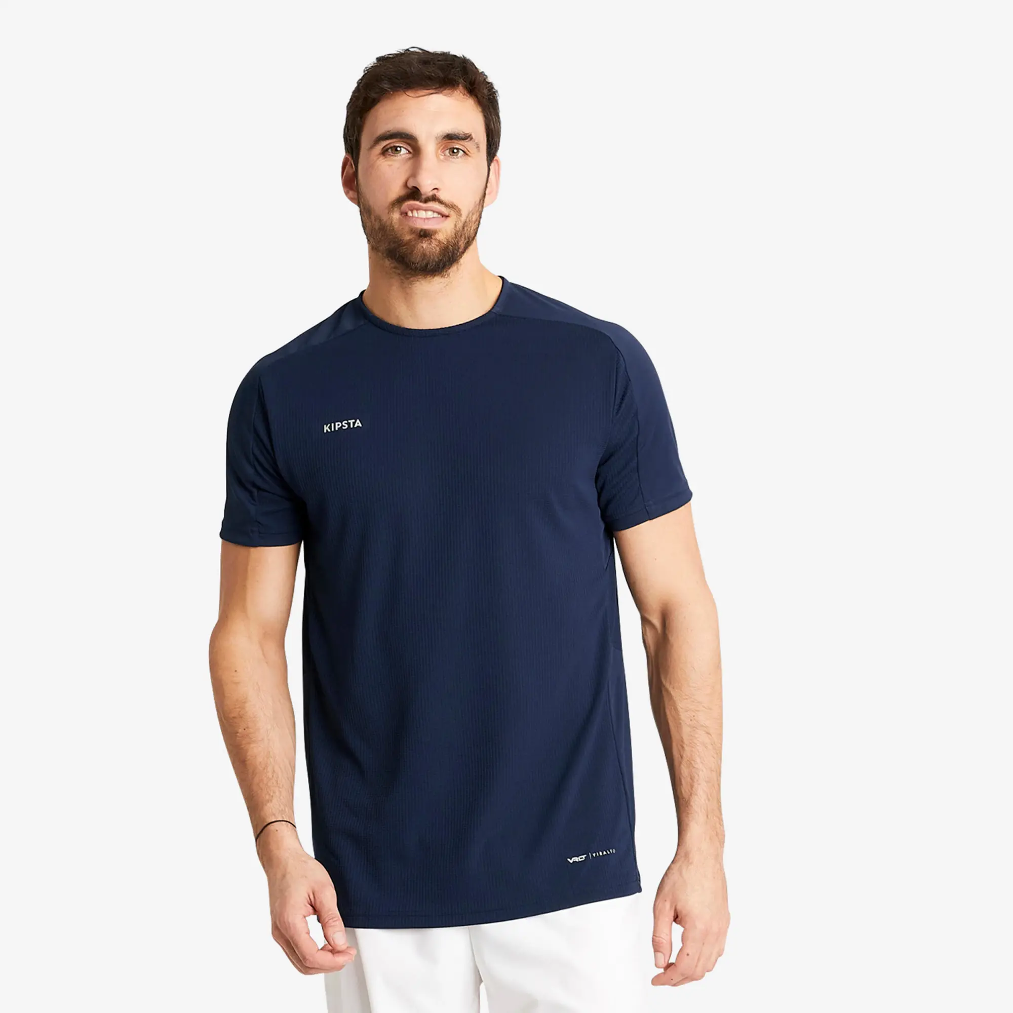Kipsta Short-Sleeved Football Shirt Viralto Club - Navy Blue