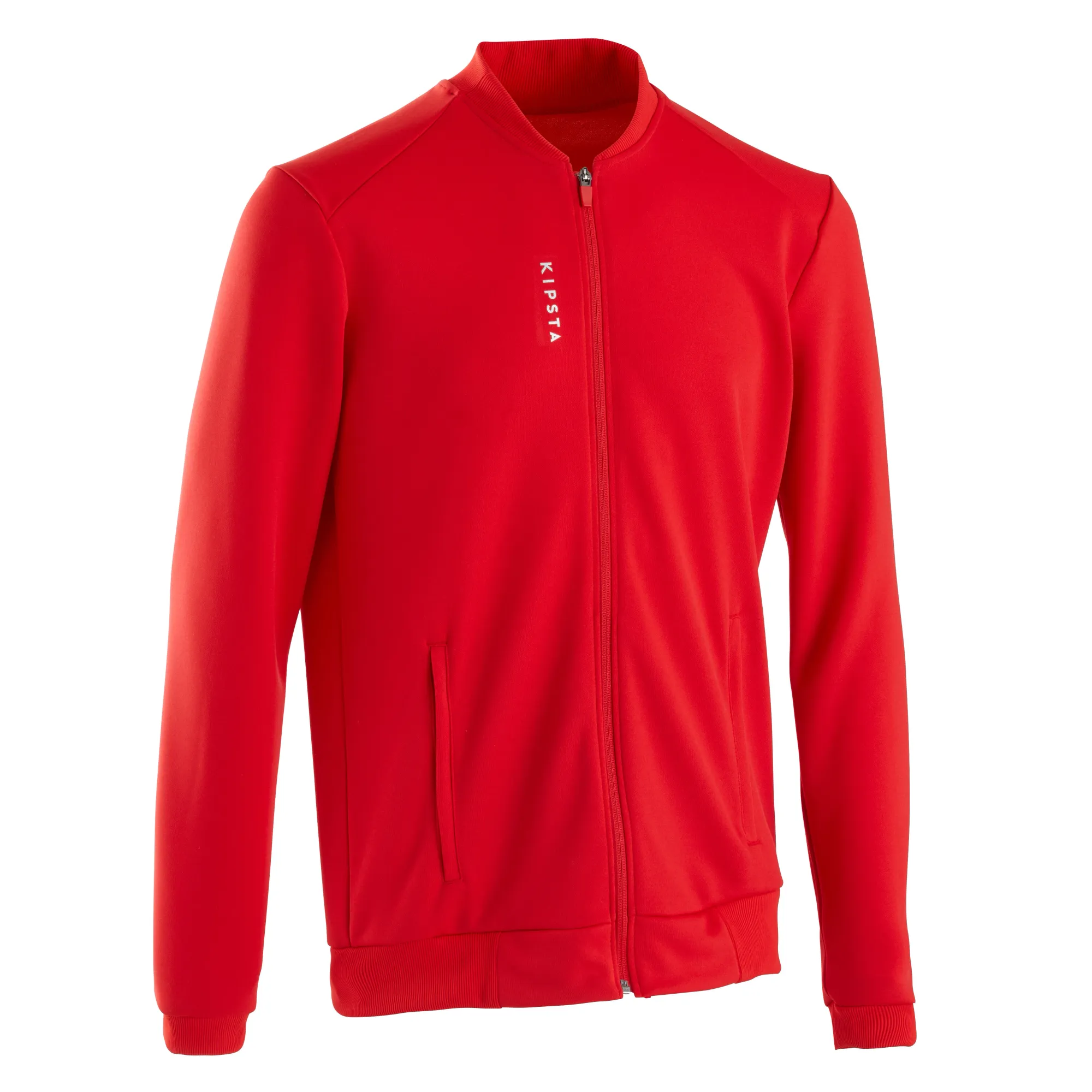 Kipsta Adult Light Football Jacket T100 - Red