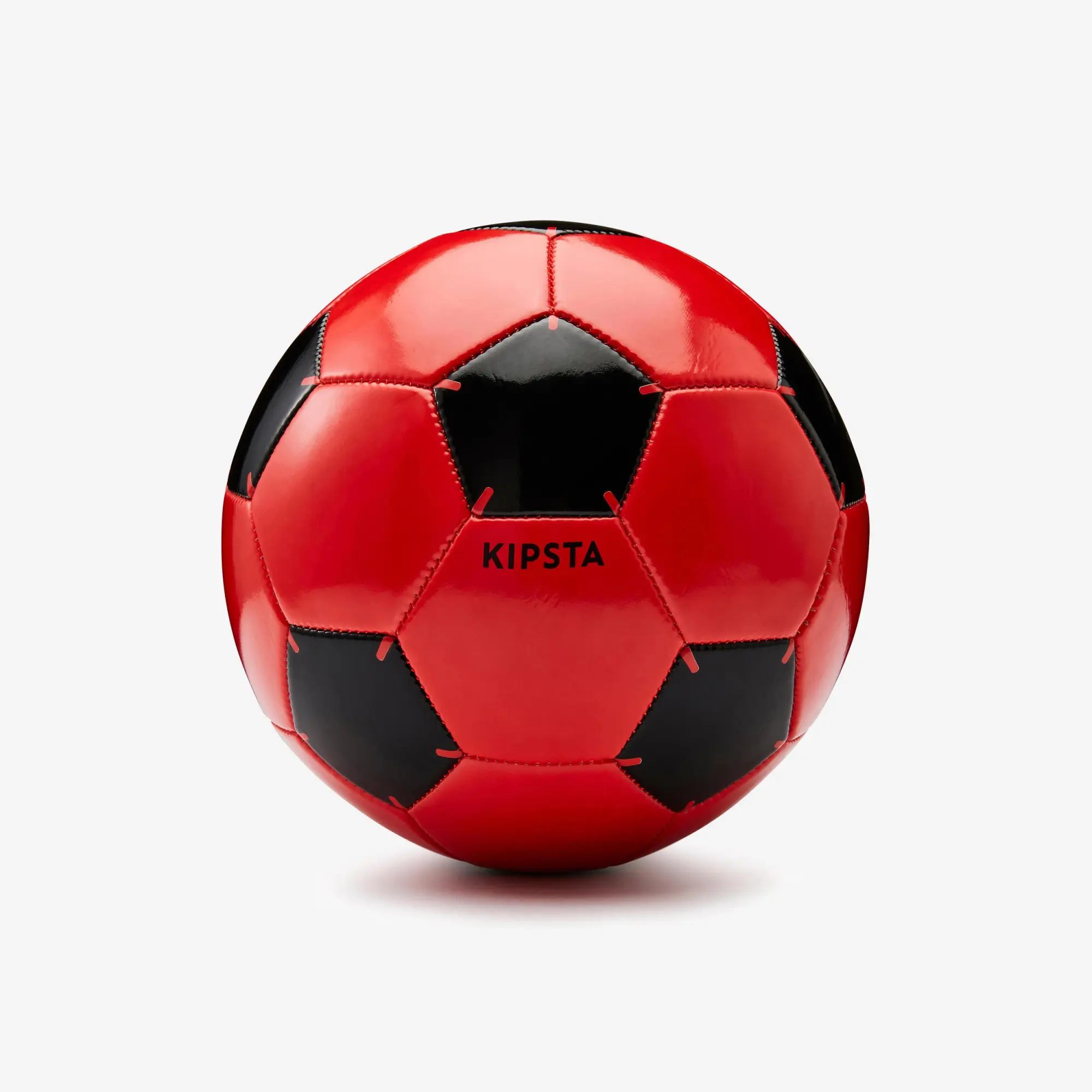 Kipsta Football Size 4 First Kick (For Kids Ages 9 To 12 Years) - Red