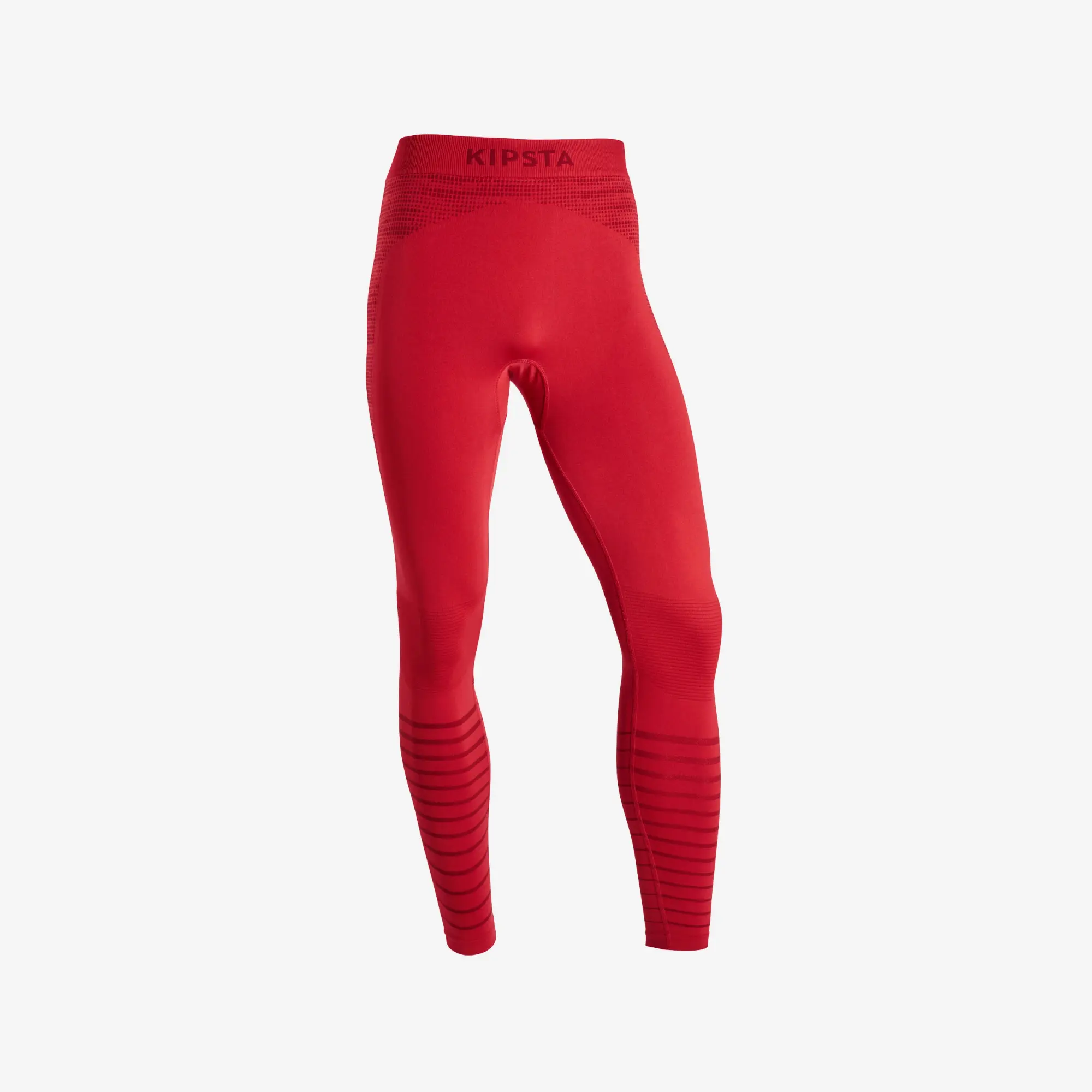 Kipsta Adult Thermal Tights Keepdry 500 - Red