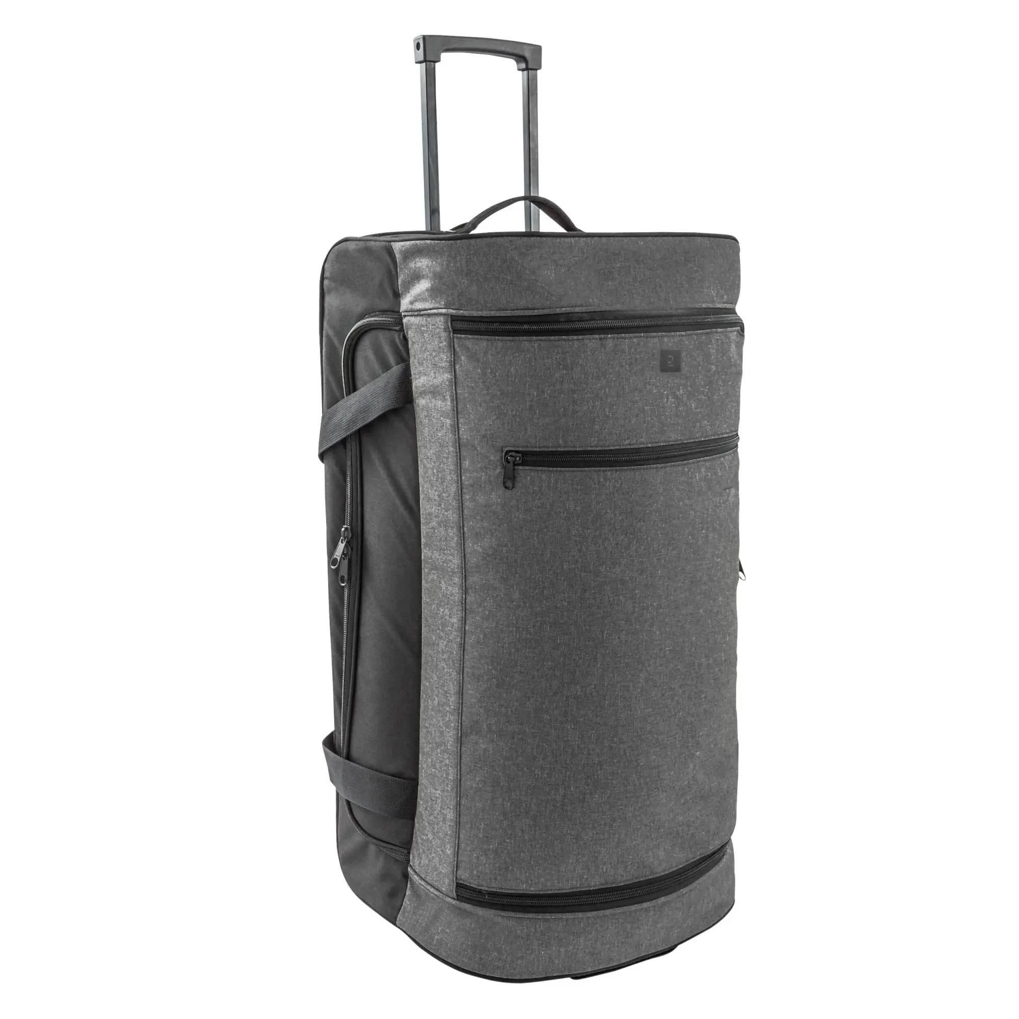 Kipsta 70L Suitcase Essential - Black/Grey