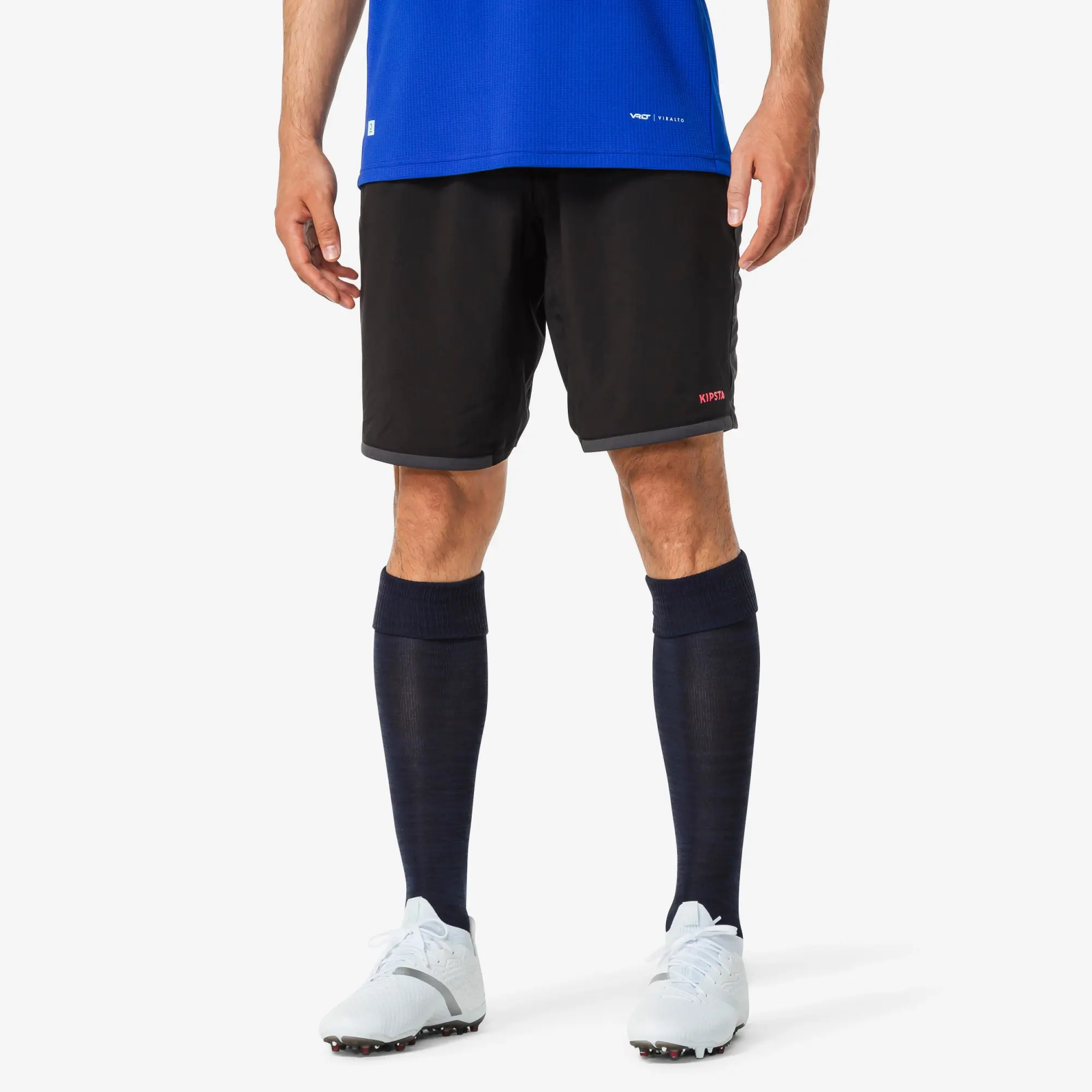 Kipsta Football Shorts Viralto Ii - Black/Charcoal Grey