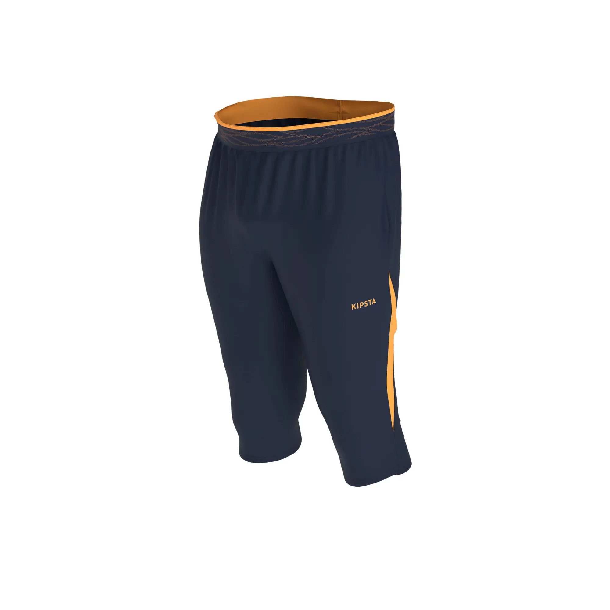 Kipsta 3/4 Football Bottoms Clr - Navy & Orange
