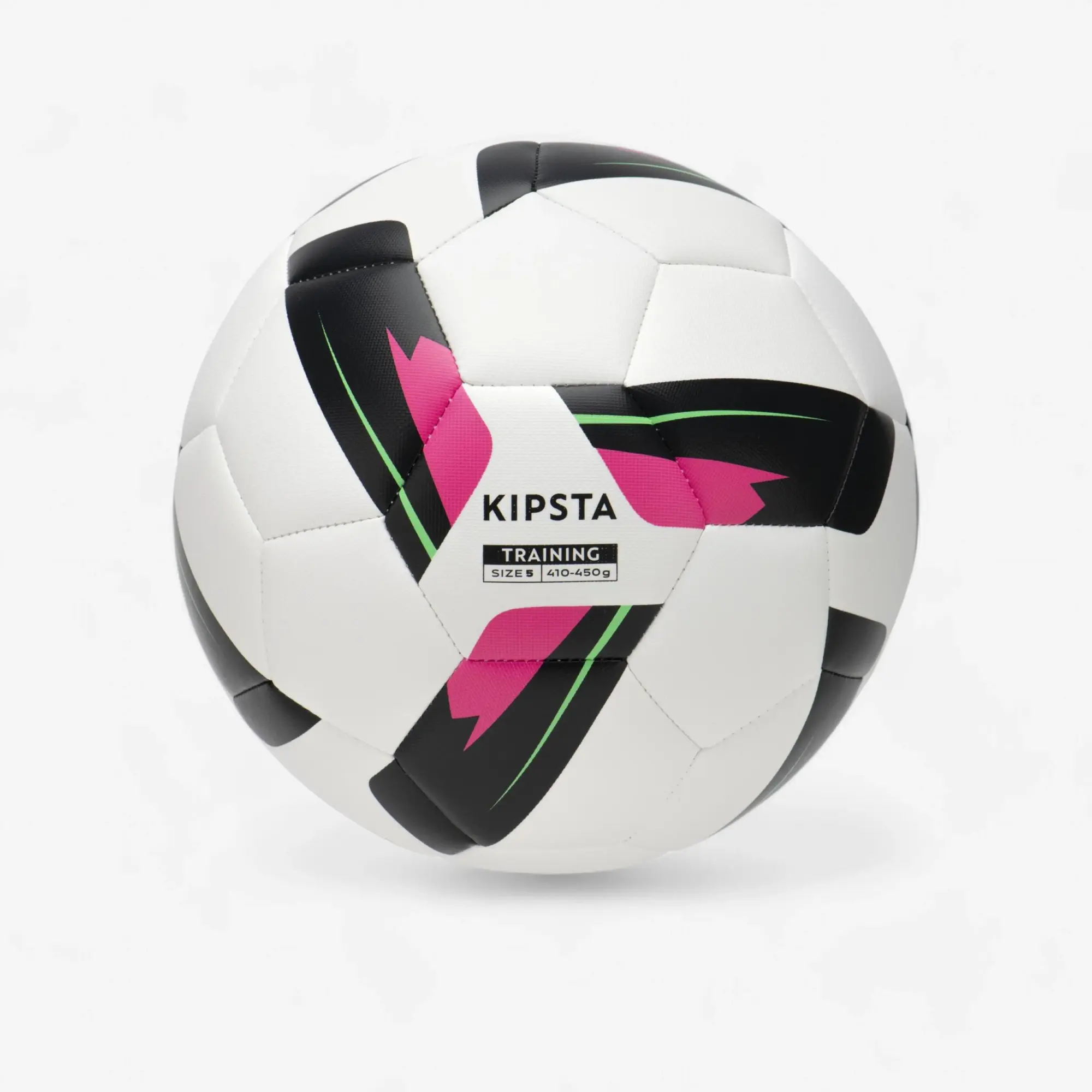 Kipsta Size 5 Machine-Stitched Football Training Ball - White