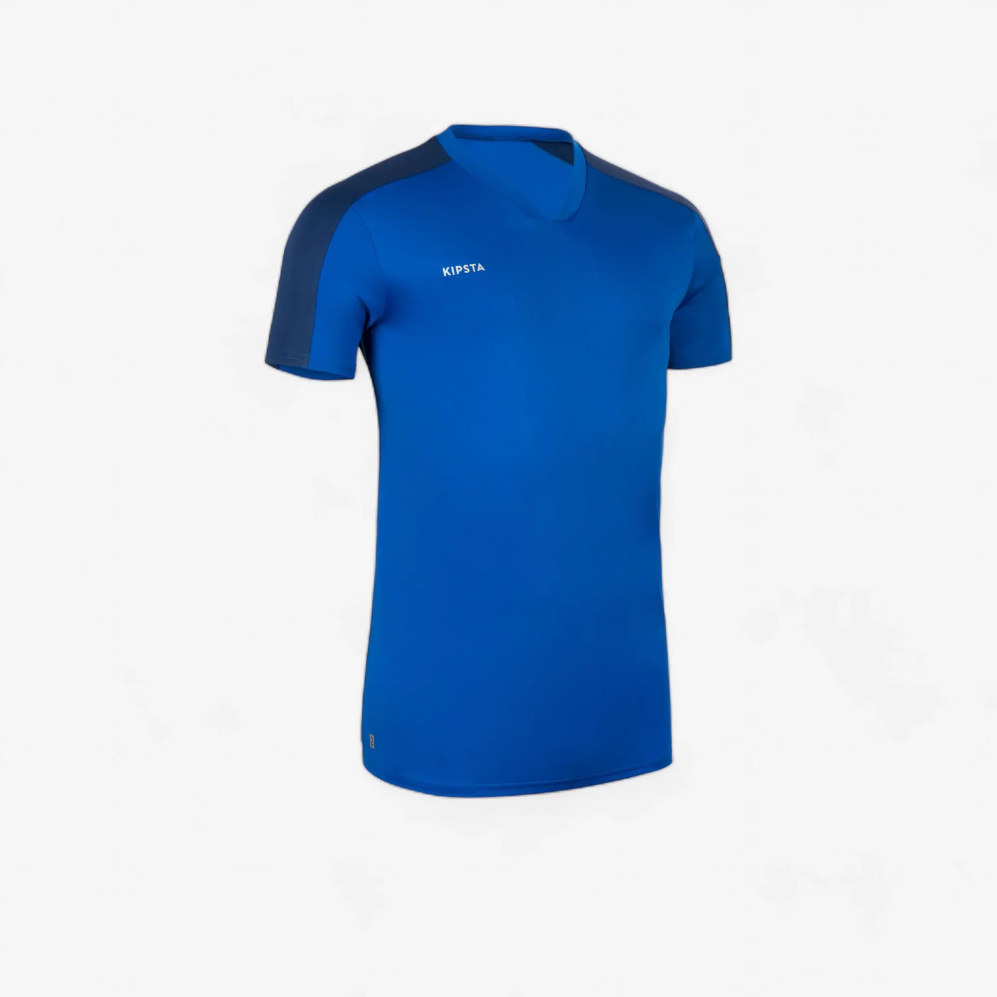Kipsta Adult Short-Sleeved Football Shirt Essential - Blue
