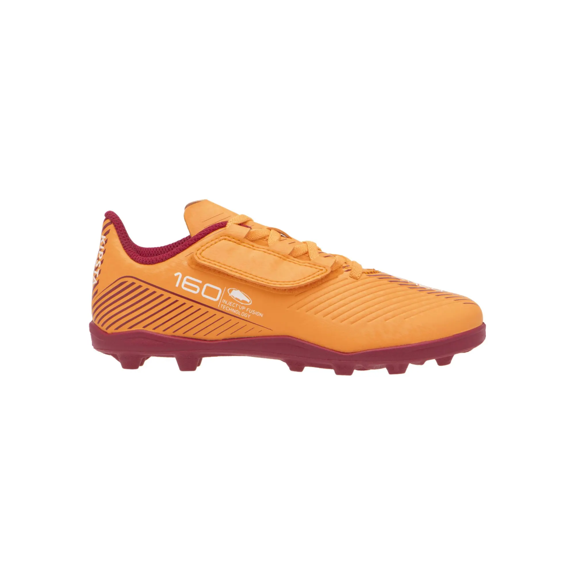 Kipsta Kids' Rip-Tab Football Boots 160 Easy Mg - Orange