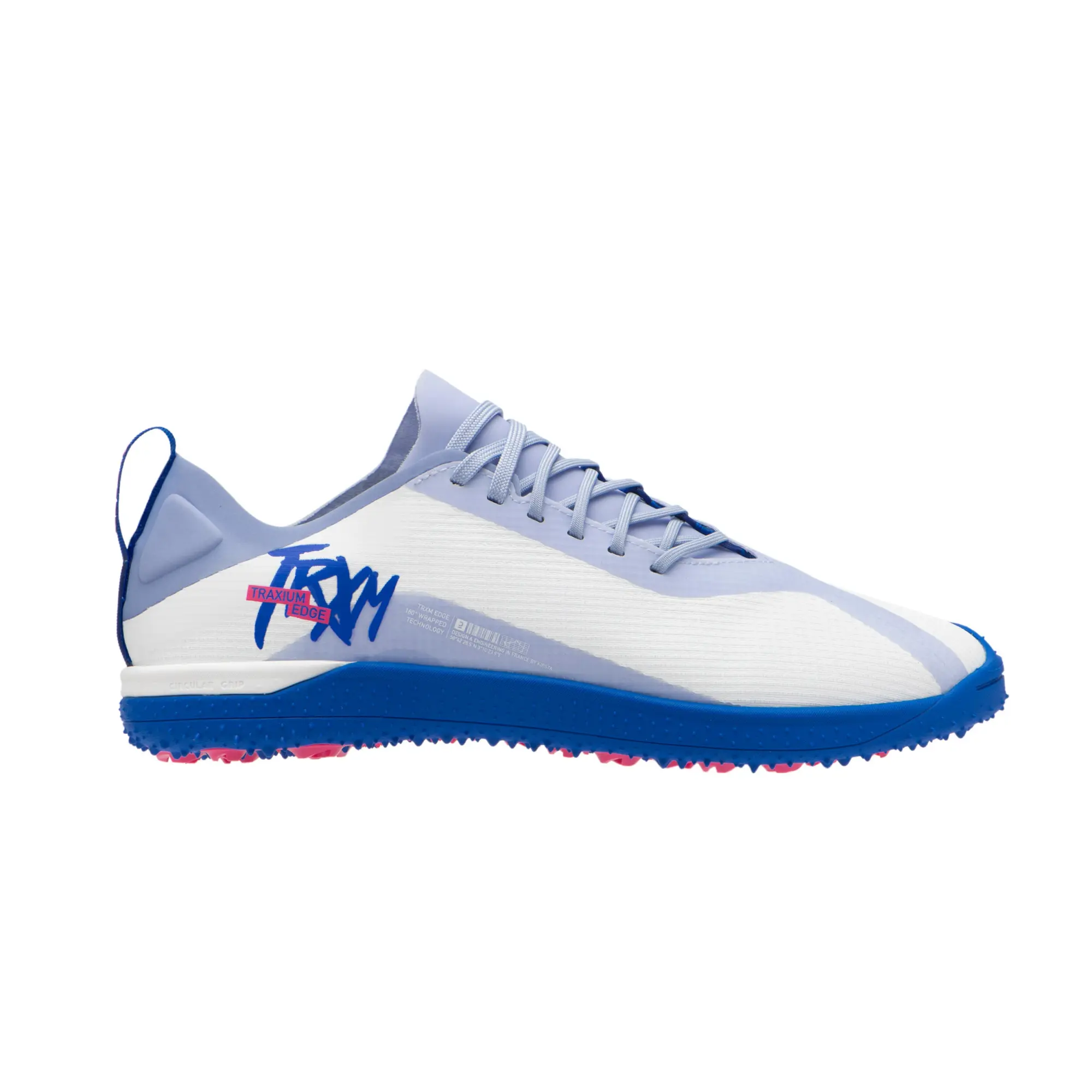 Kipsta Football Boots Traxium Edge Tf - White/Blue