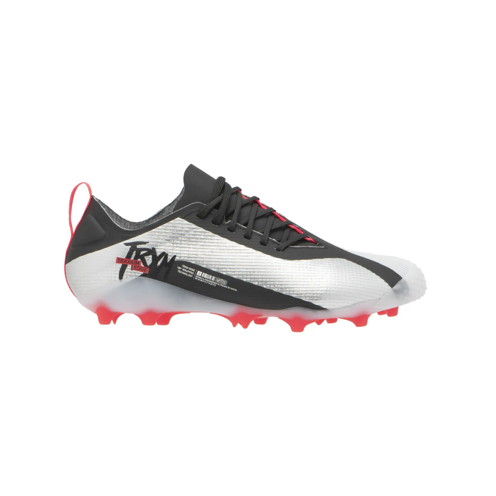 Kipsta Football Boots Traxium Edge Ag/Fg - Aluminium/Orange