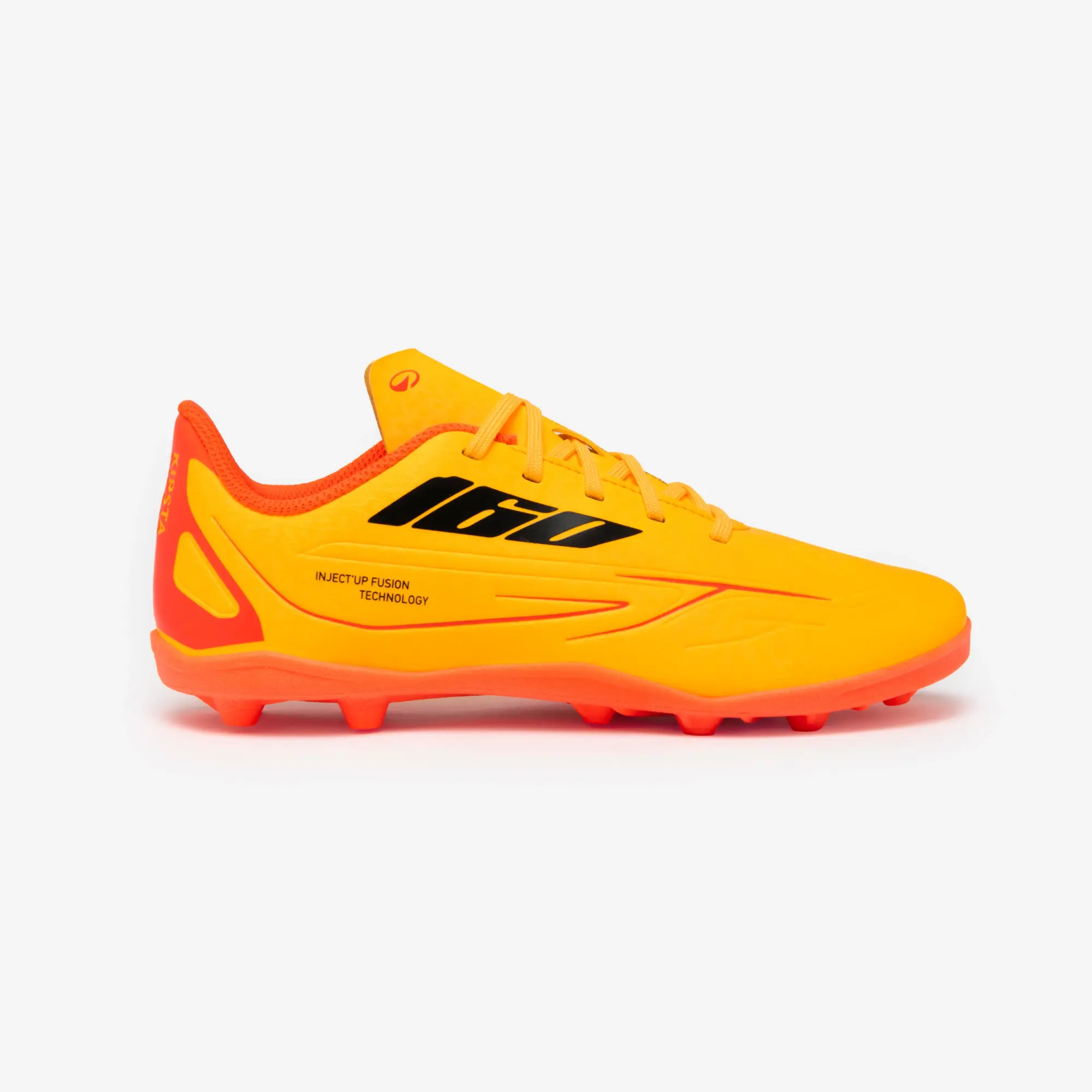 Kipsta Kids' Lace-Up Football Boots 160 Mg - Orange