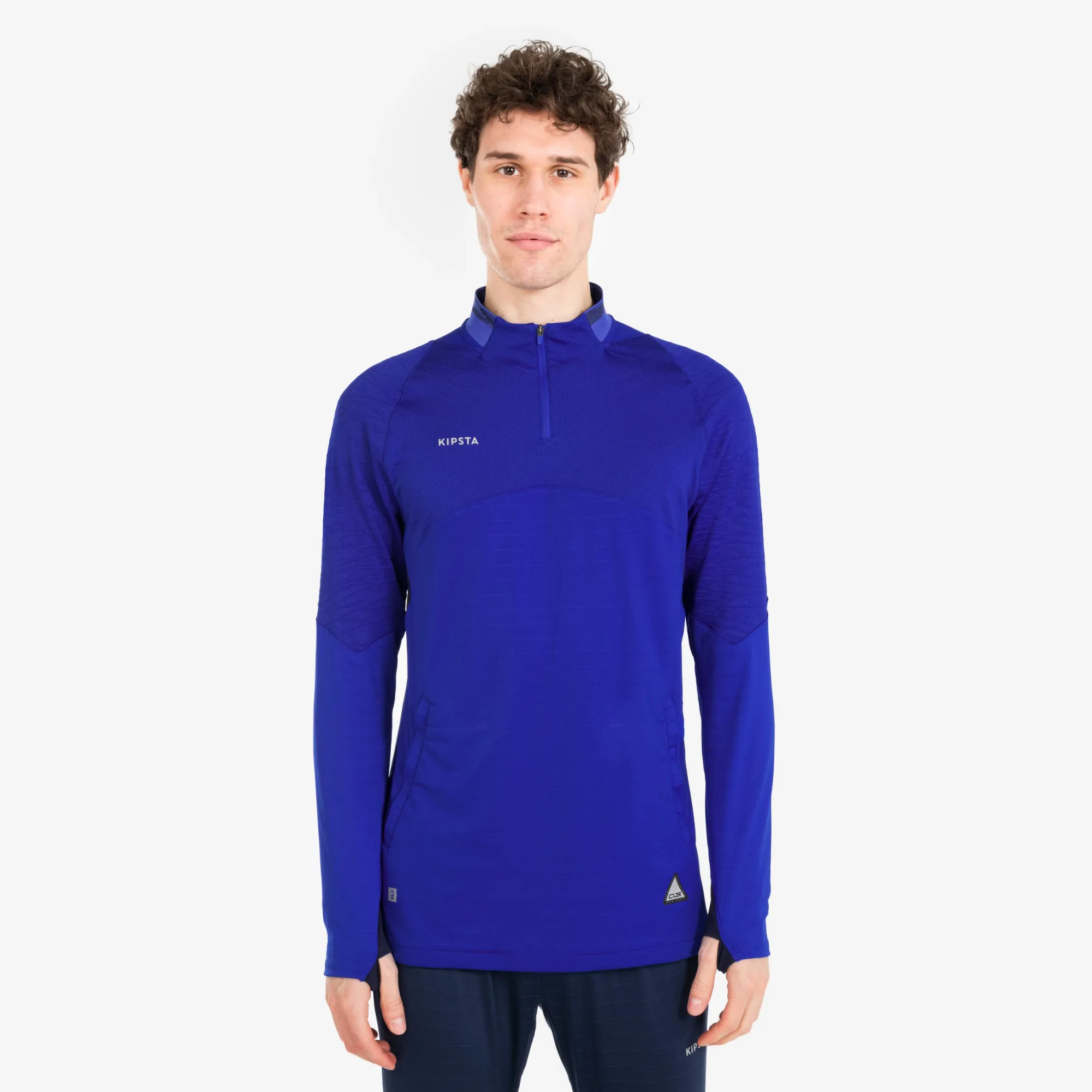 Kipsta Adult 1/2 Zip Clr - Blue