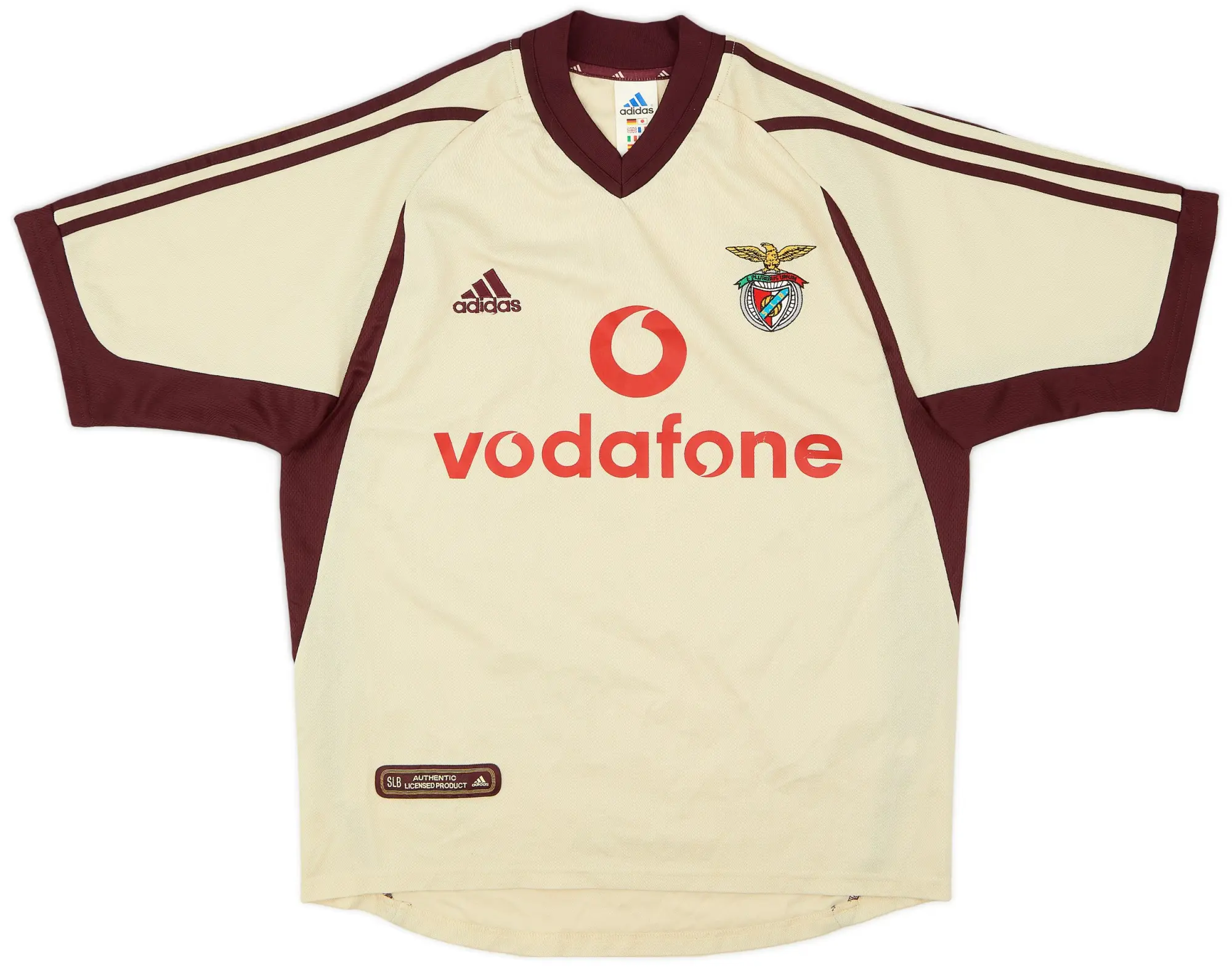 adidas 2001-02 Benfica Away Shirt - 7/10 - (S)