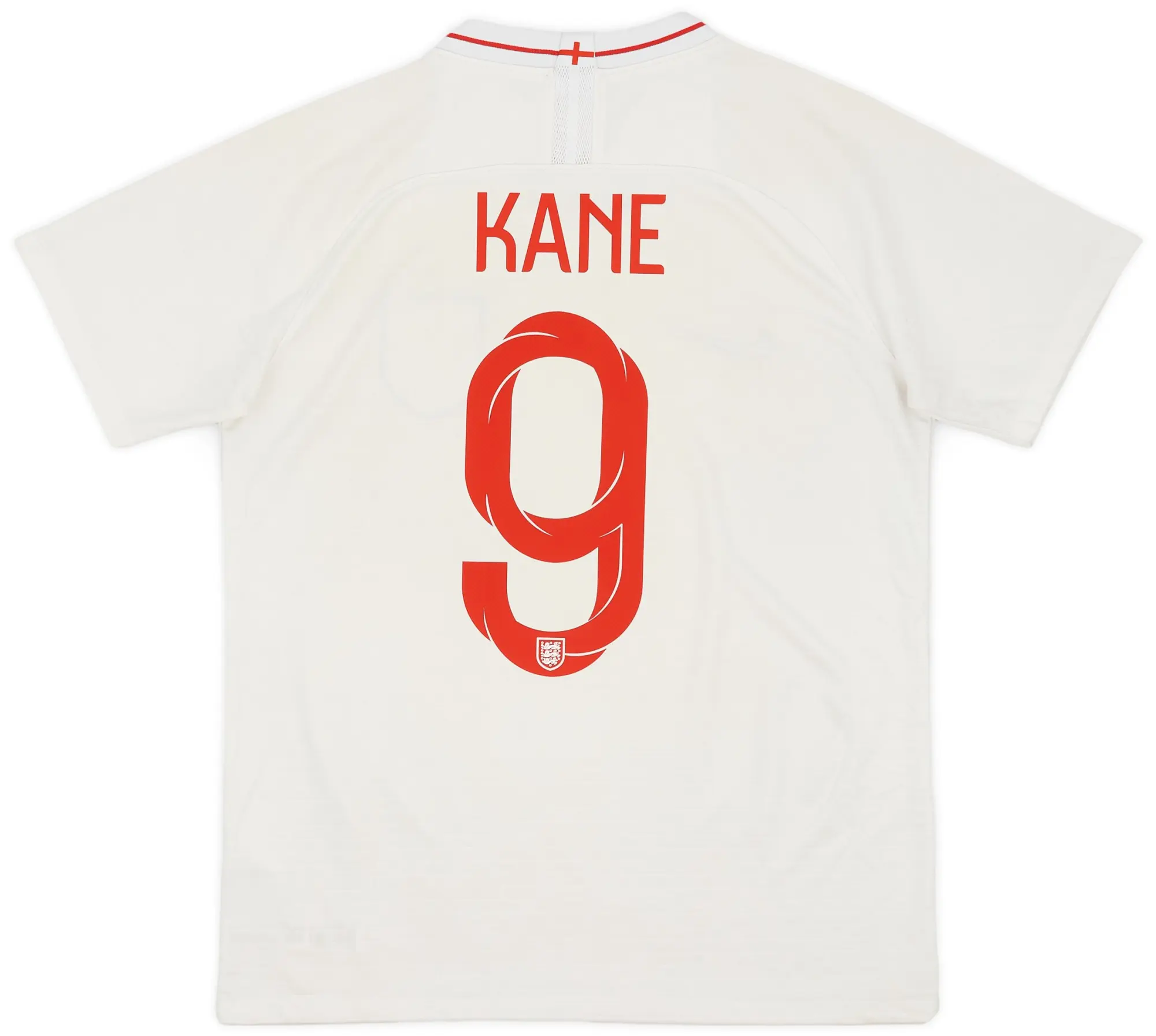 Nike 2018-19 England Home Shirt Kane #9 - 6/10 - (M)