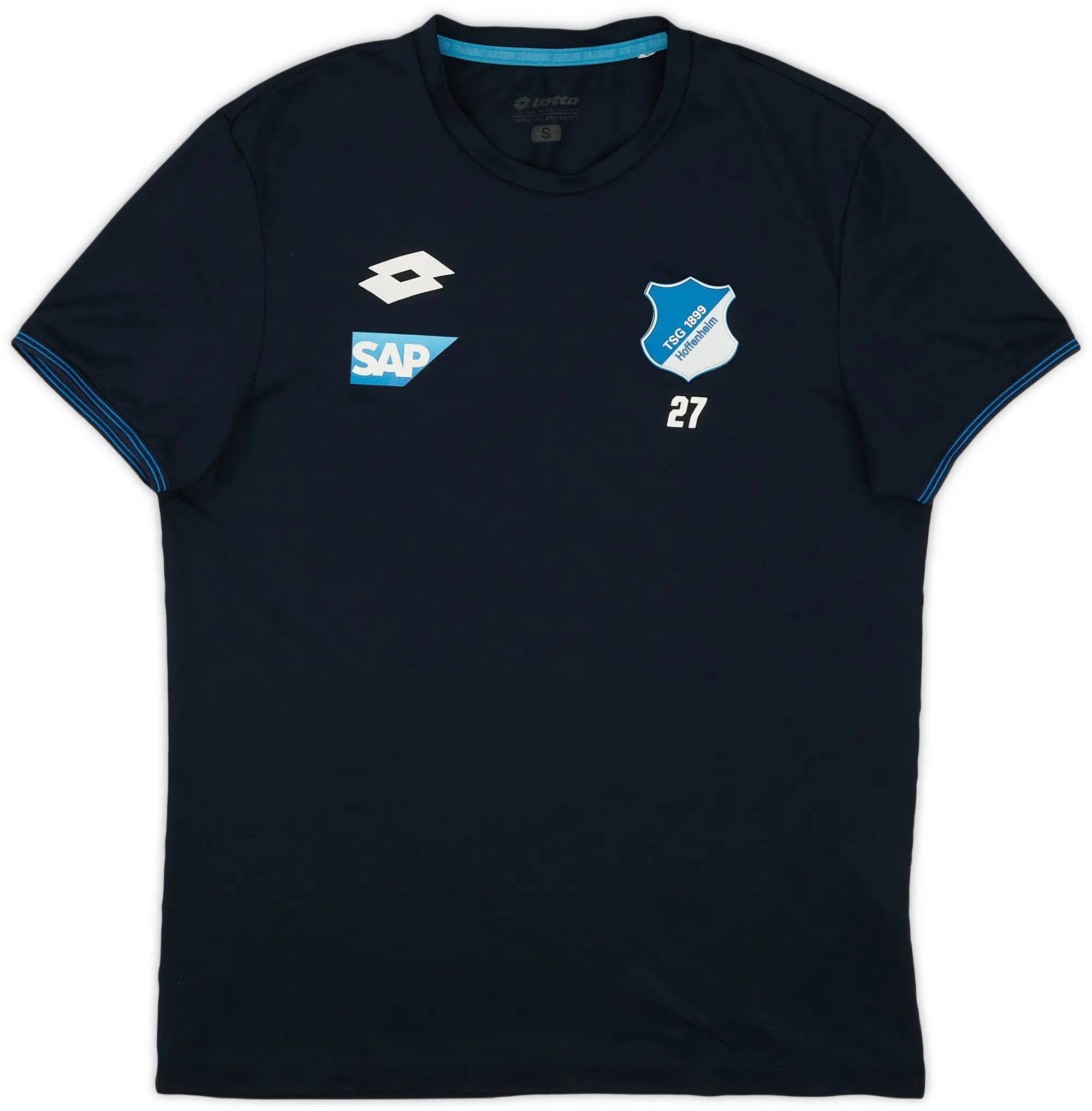 2016-17 Hoffenheim Lotto Player Issue Training Shirt #27 - 8/10 - (S)