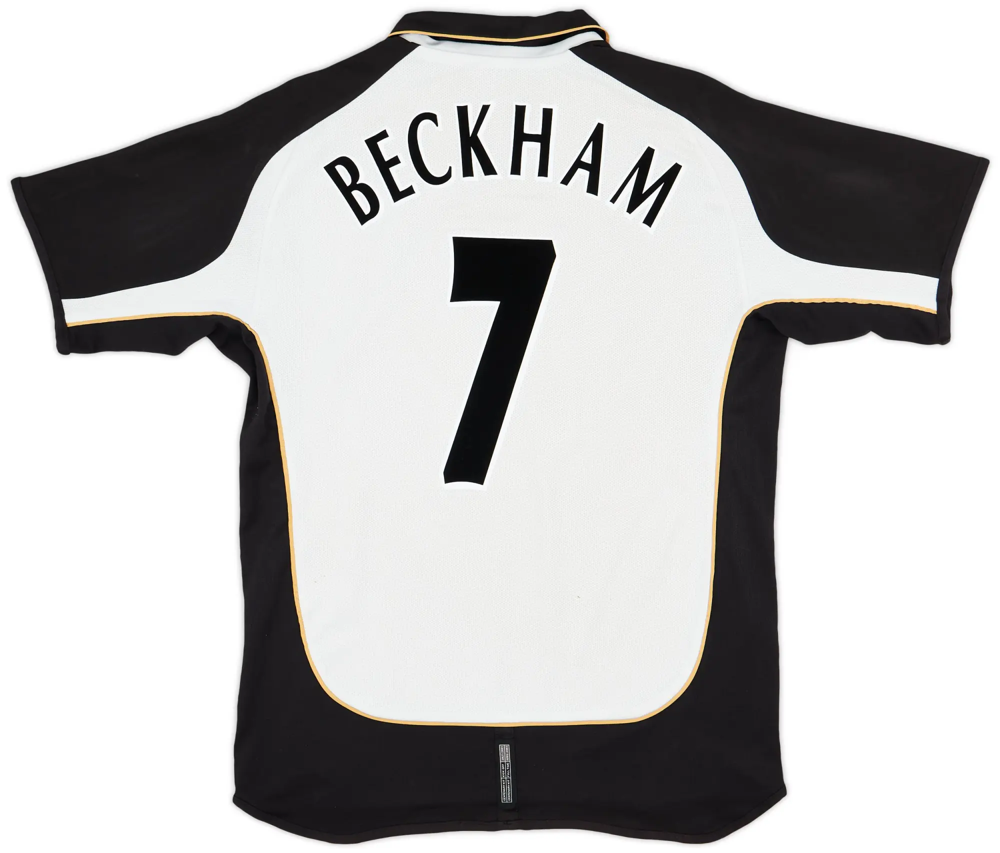 Umbro 2001-02 Manchester United Centenary Away/Third Shirt Beckham #7 - 6/10 - (L)