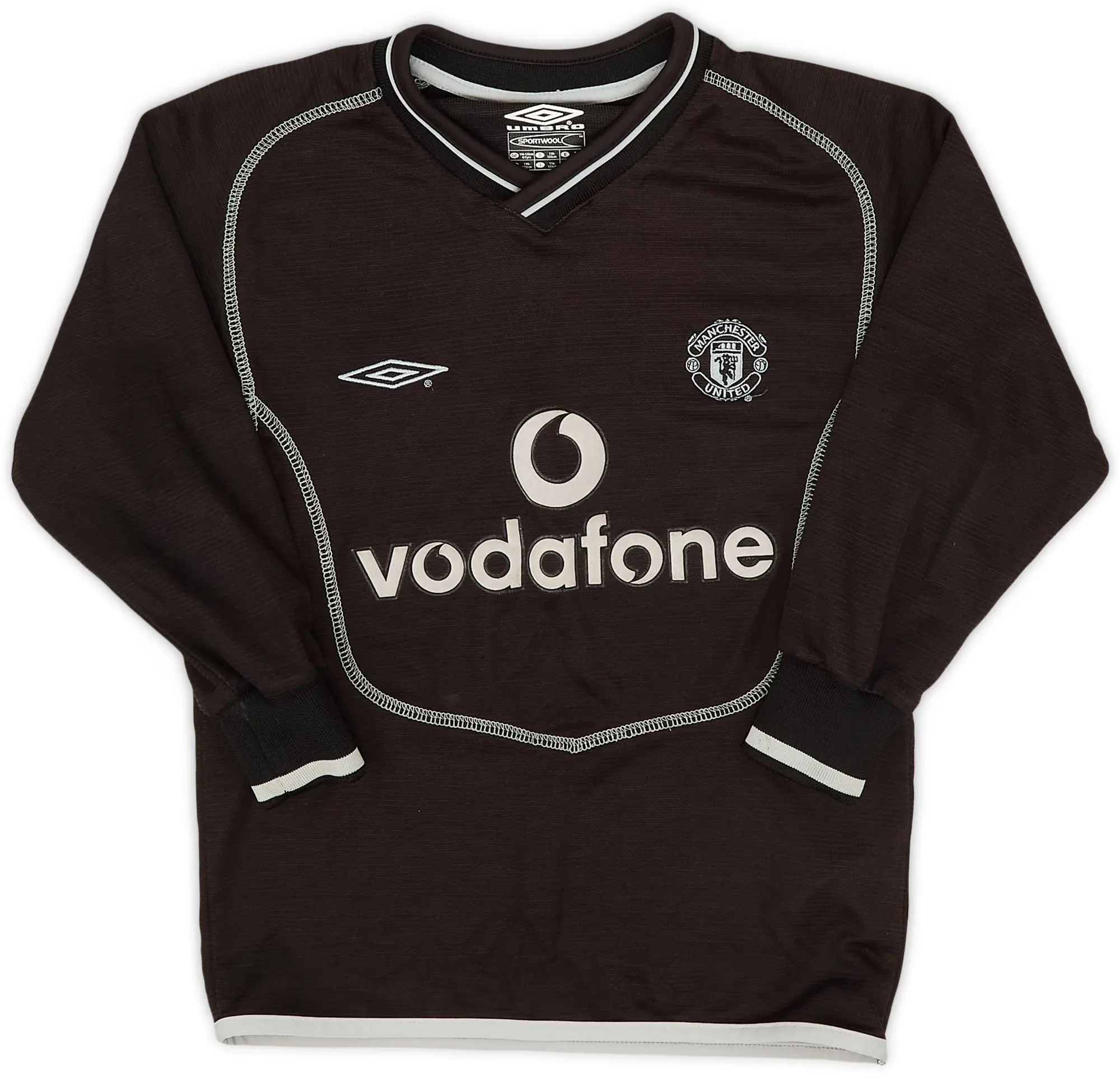 Umbro 2000-02 Manchester United GK Shirt - 8/10 - (S.Boys)