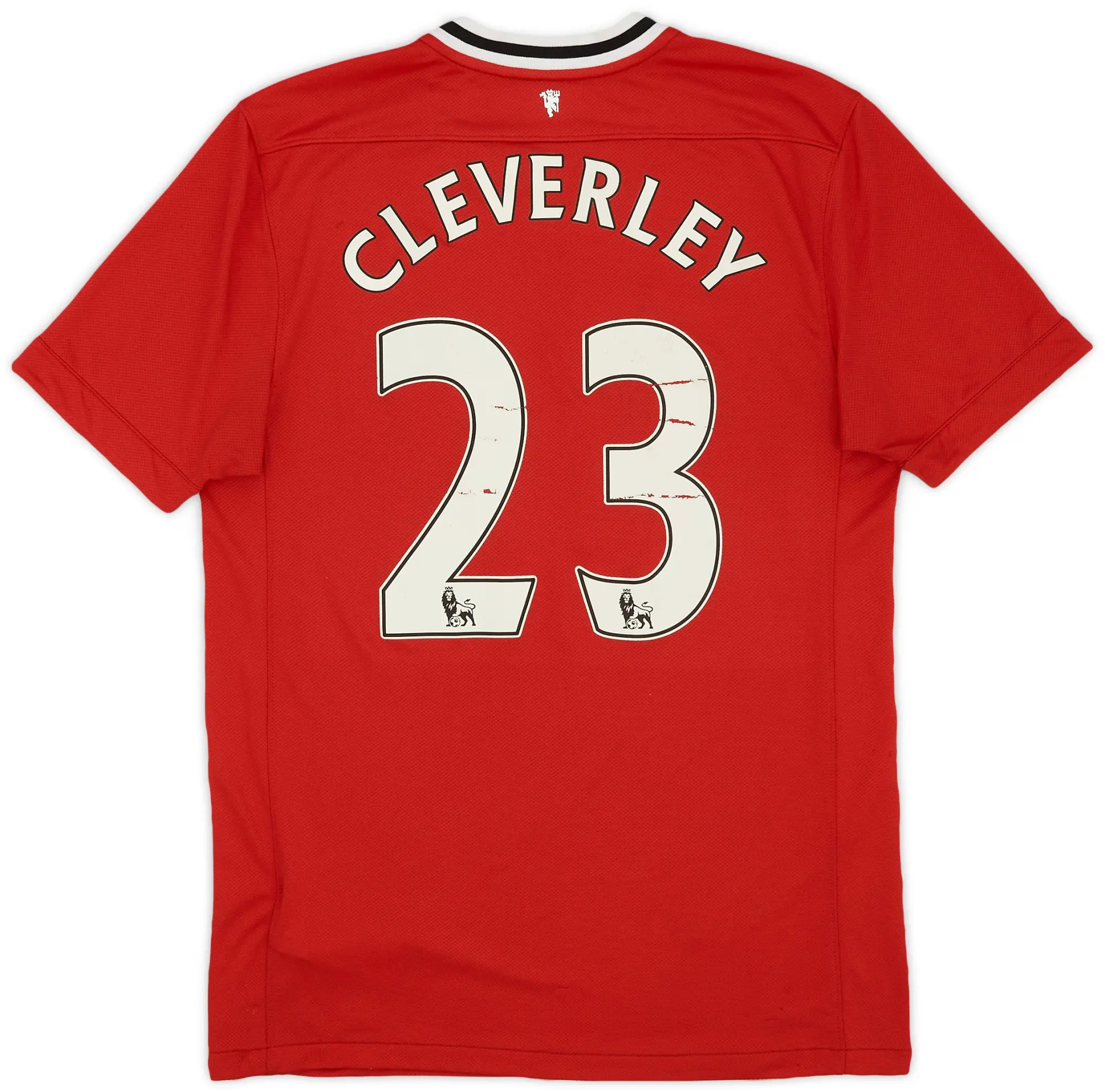 Nike 2011-12 Manchester United Home Shirt Cleverley #23 - 5/10 - (M)