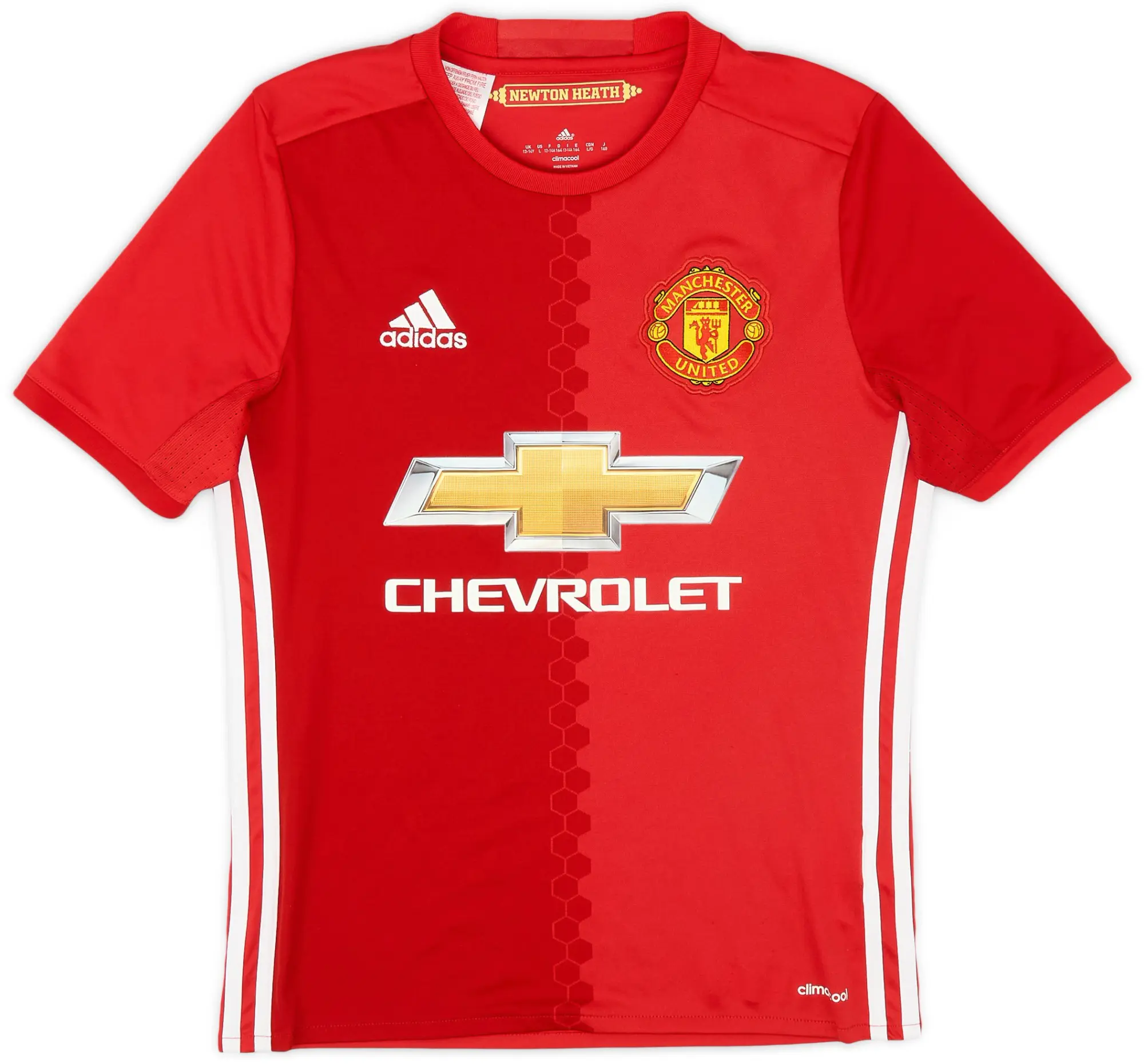 adidas 2016-17 Manchester United Home Shirt - 7/10 - (XL.Boys)