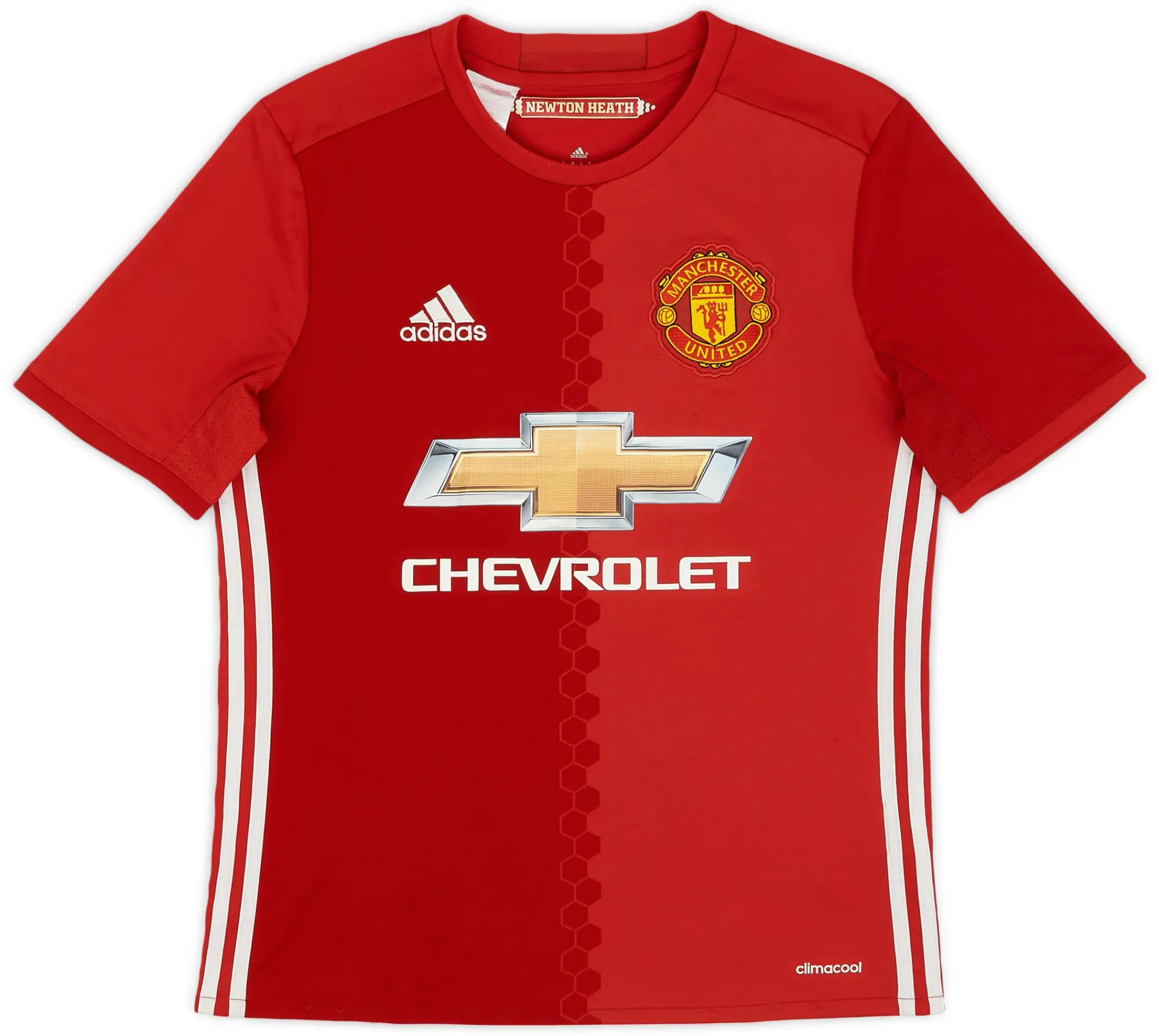 adidas 2016-17 Manchester United Home Shirt - 8/10 - (L.Boys)
