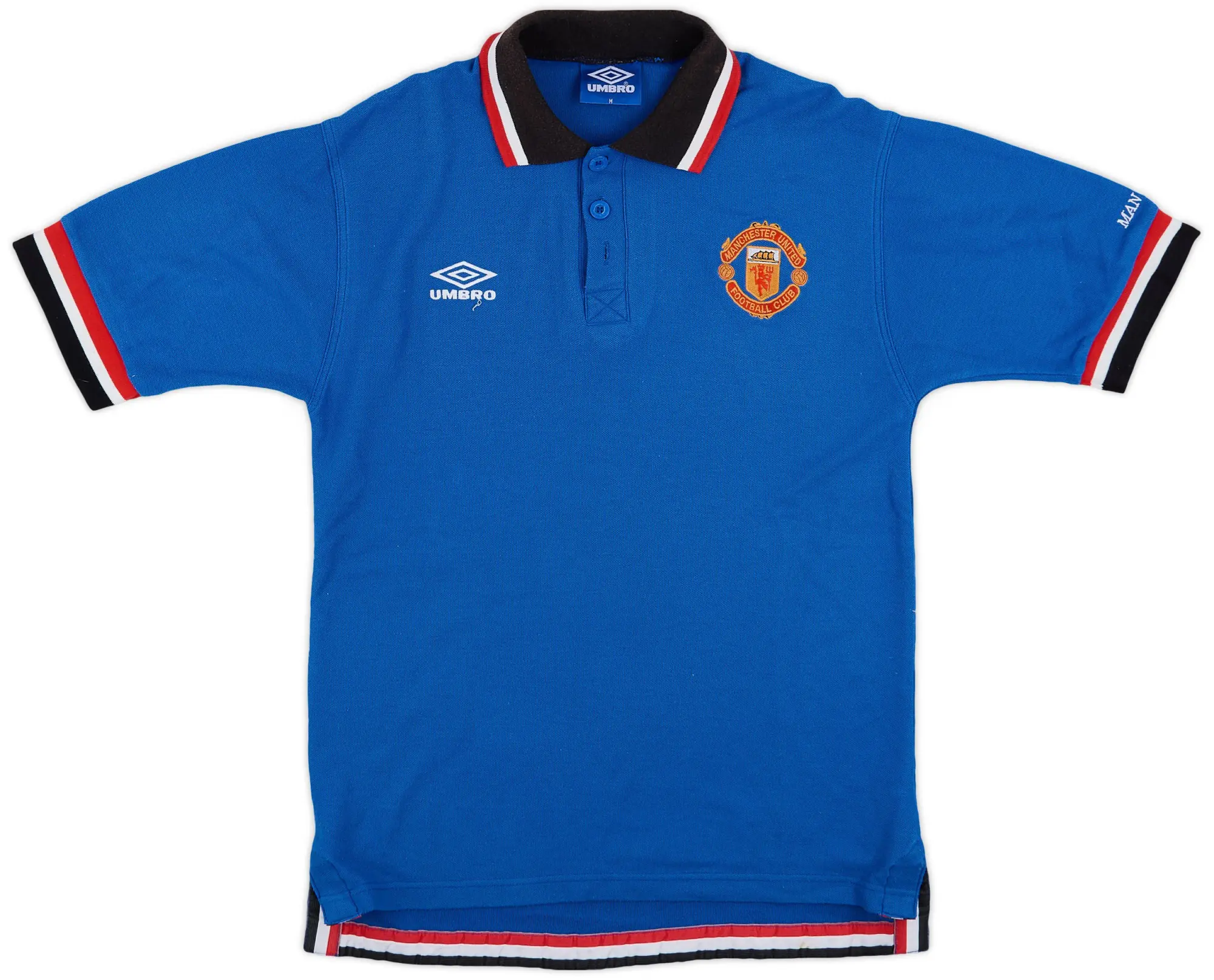 1996-97 Manchester United Umbro Polo Shirt - 6/10 - (M)