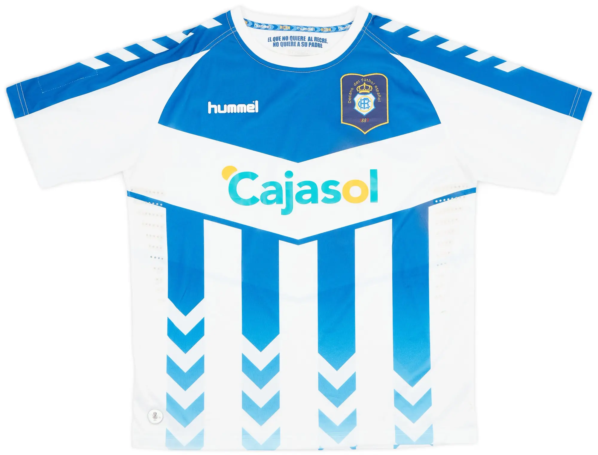 Hummel 2012-13 Recreativo Huelva Home Shirt - 6/10 - (L)