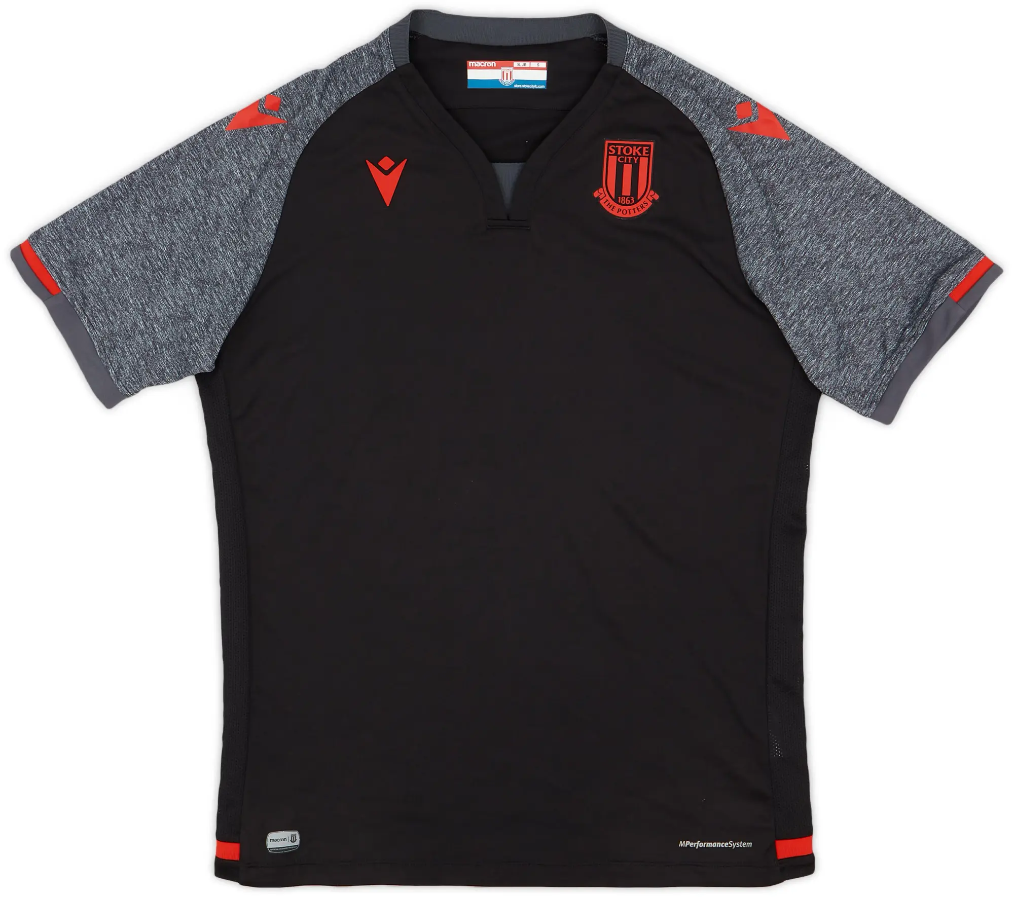 Macron 2019-20 Stoke City Away Shirt - 9/10 - (XL.Boys)