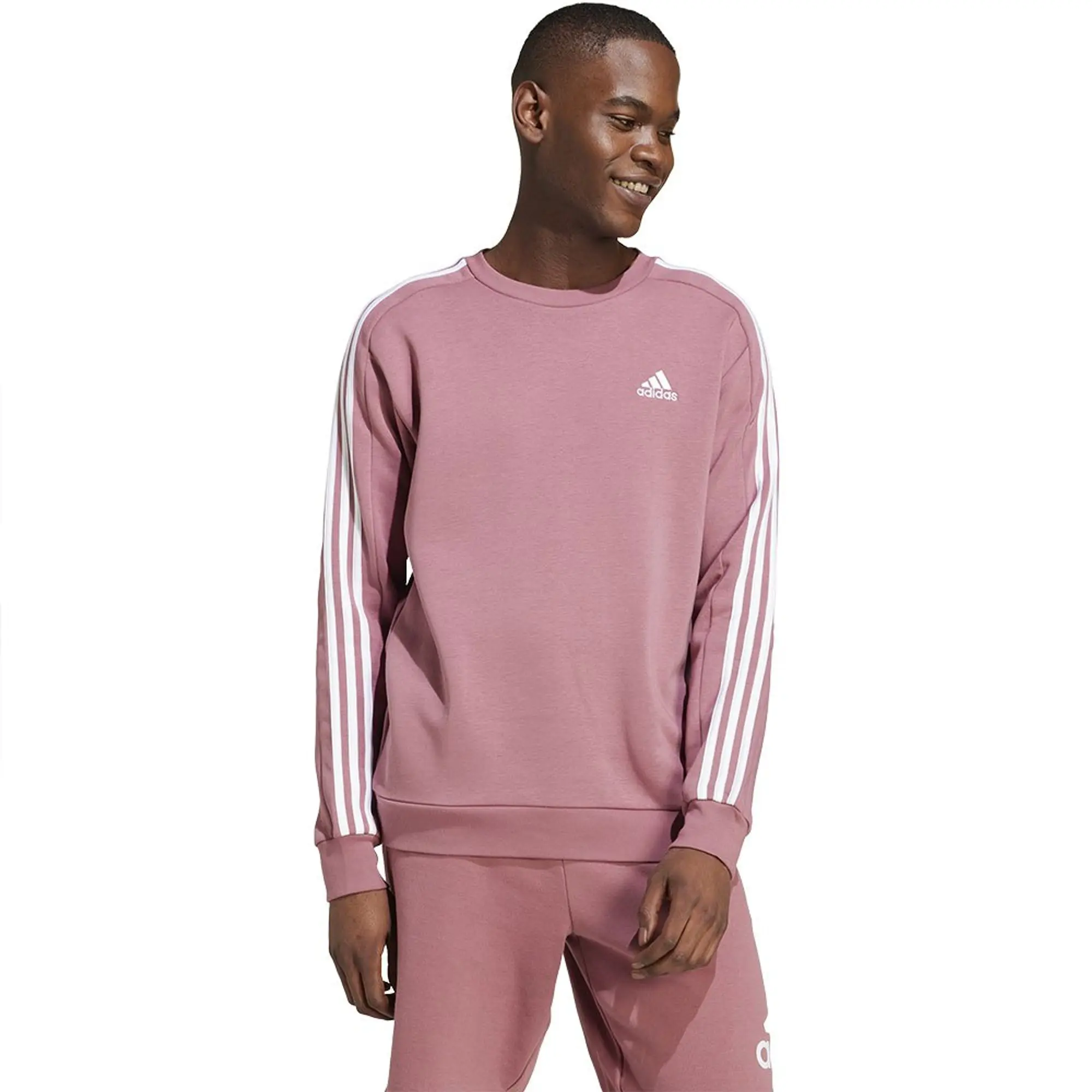 Adidas Essentials Fleece 3 Stripes Sweatshirt