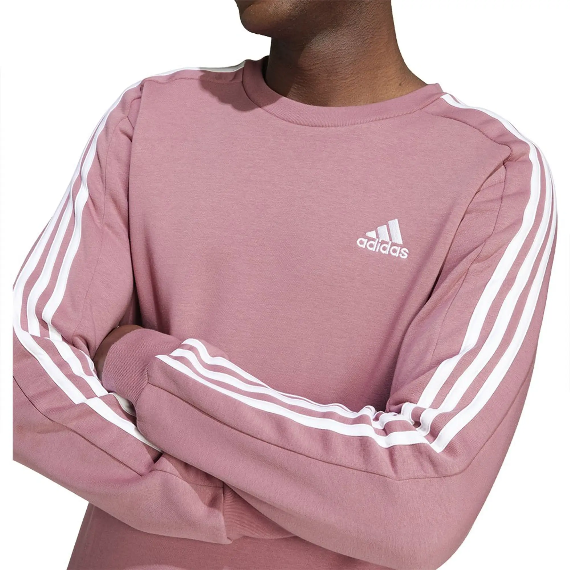 Adidas Essentials Fleece 3 Stripes Sweatshirt