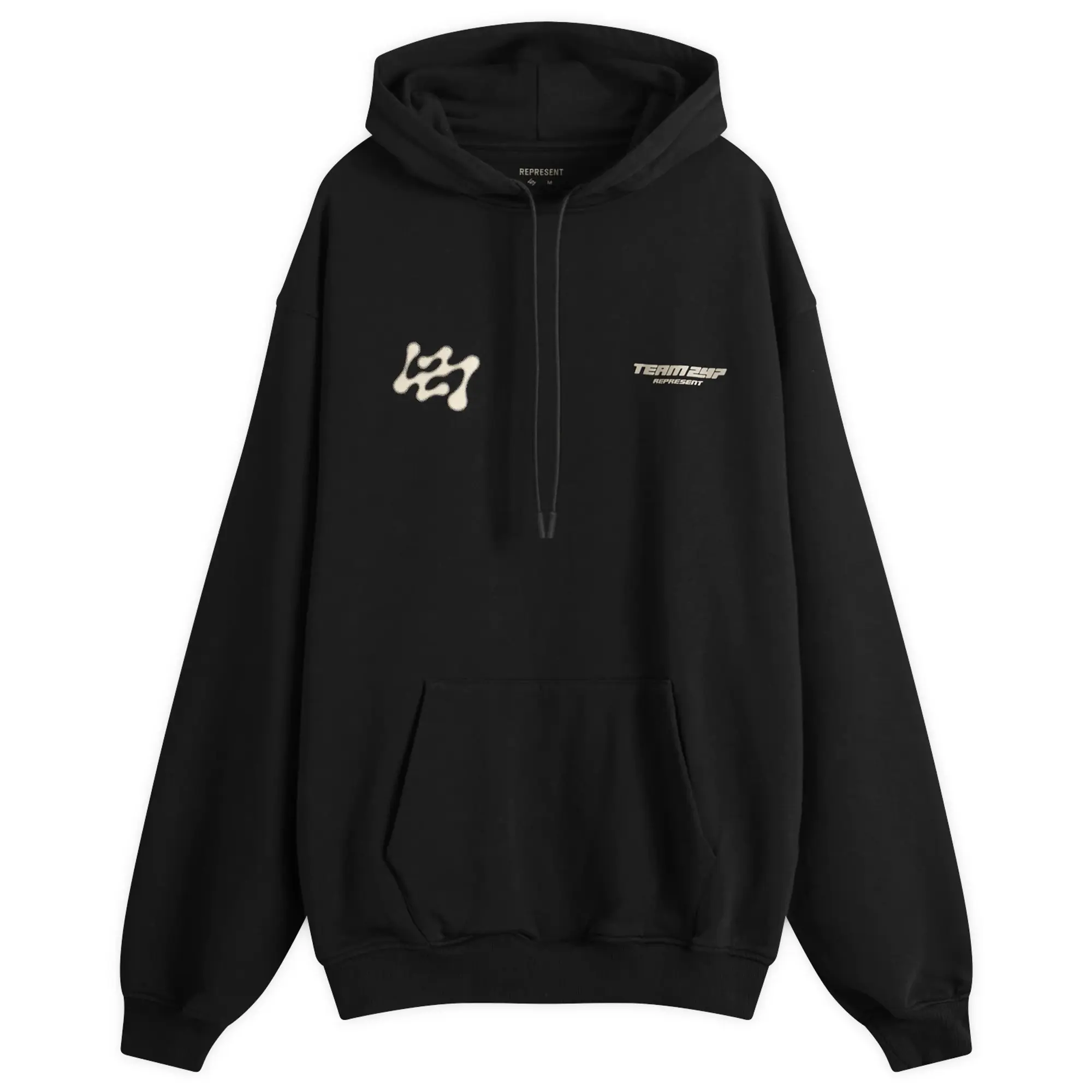 Represent Men's 247 Future Terrains Oversized Hoodie Black