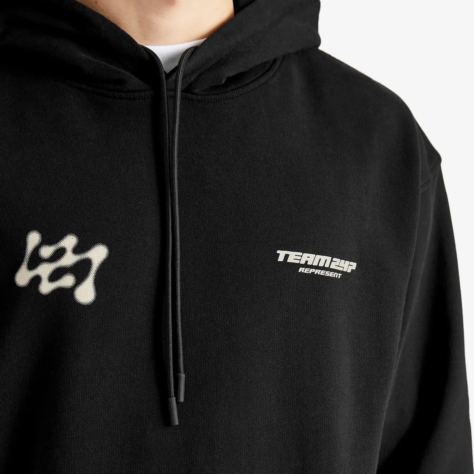 Represent Men's 247 Future Terrains Oversized Hoodie Black